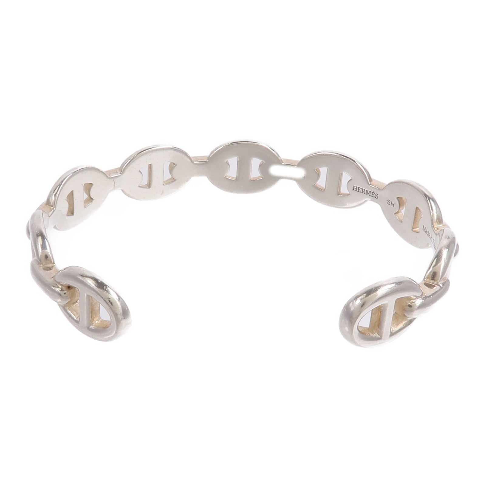 HERMES 925純銀Chain d'Ancre Enchainee Bracelet手鐲