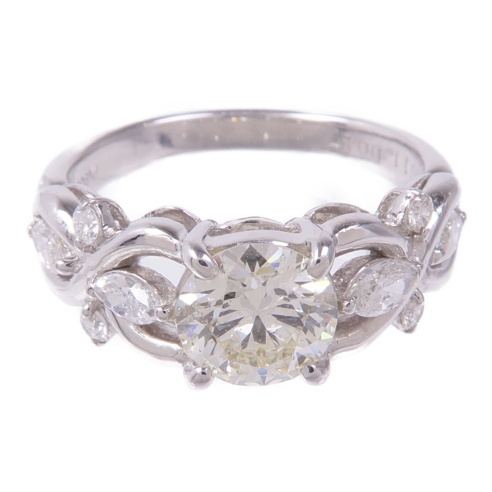 JEWELRY PT900鉑金Diamond Ring鑽石戒指US#6.5