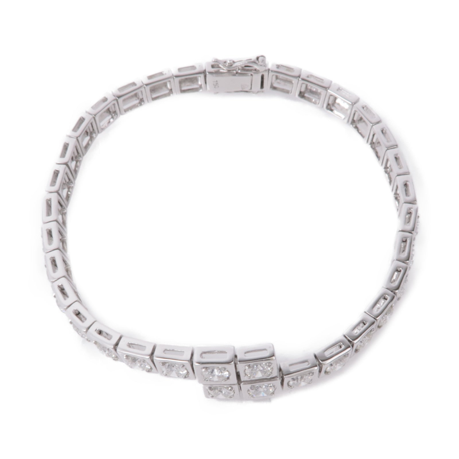JEWELRY 18K白金Diamond Bracelet鑽石手鏈
