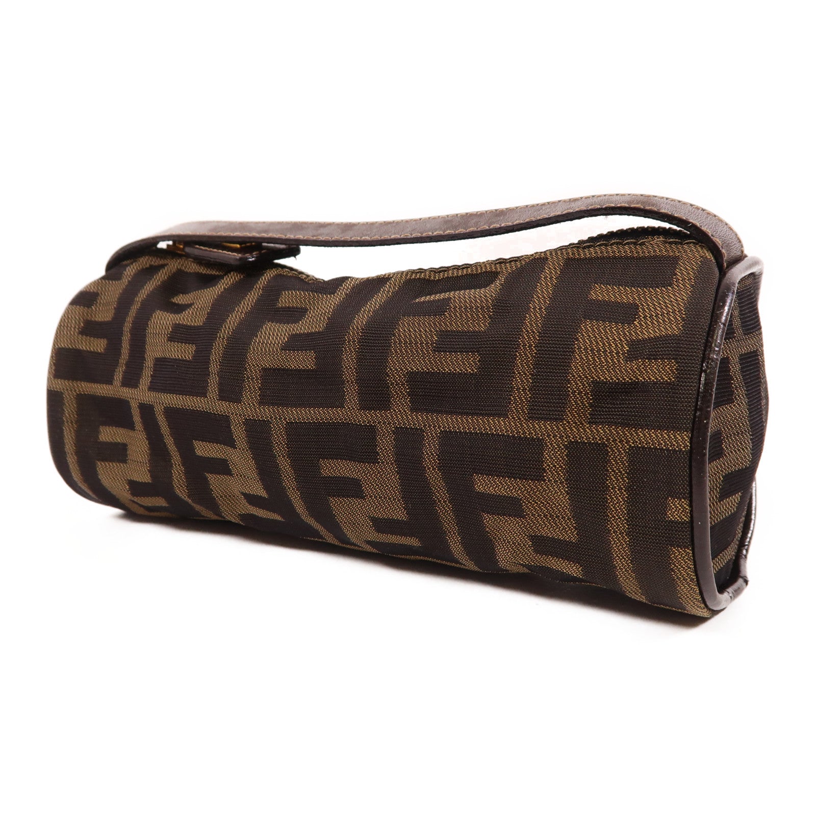 FENDI 帆布Pouch金扣小袋