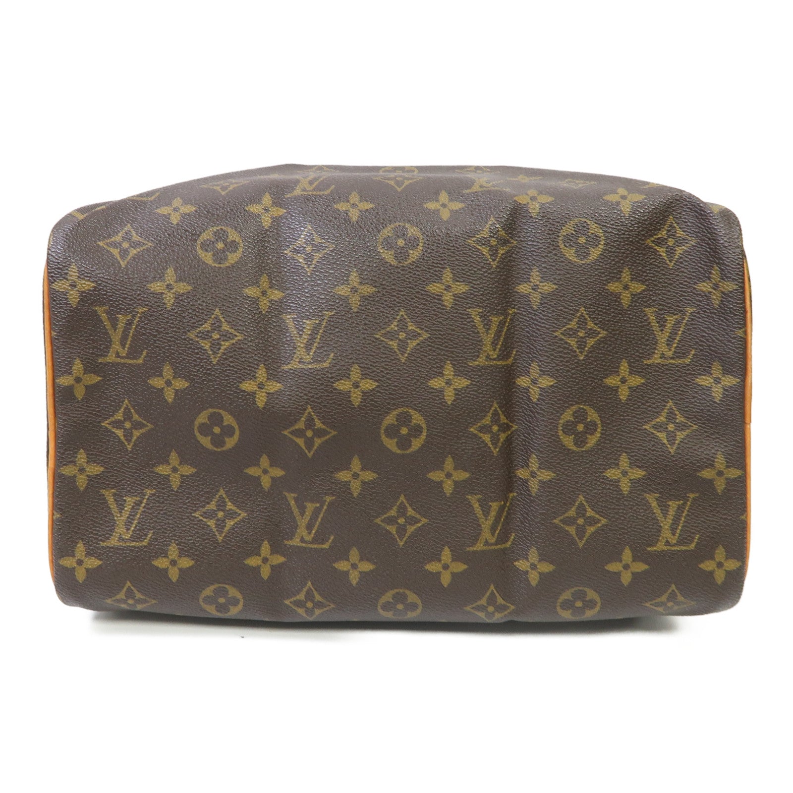 LOUIS VUITTON Monogram Speedy 30金扣手挽袋啡色