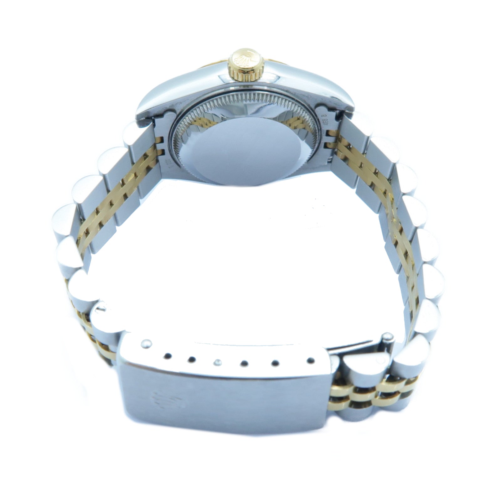 ROLEX Datejust 18K玫瑰金/不鏽鋼手錶自動機芯銀色