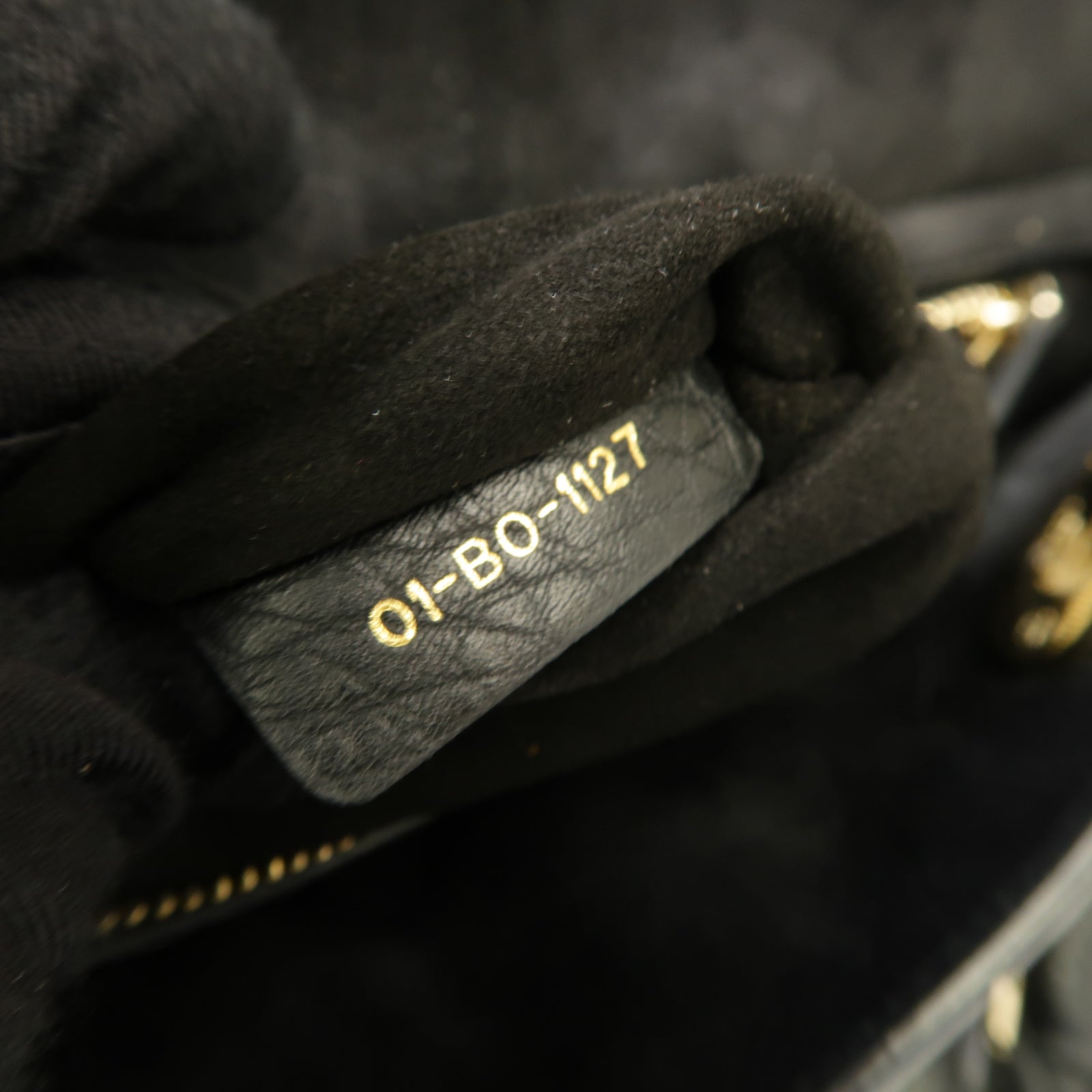Dior 牛皮皮革Lady Dior金扣手挽肩背兩用袋黒色