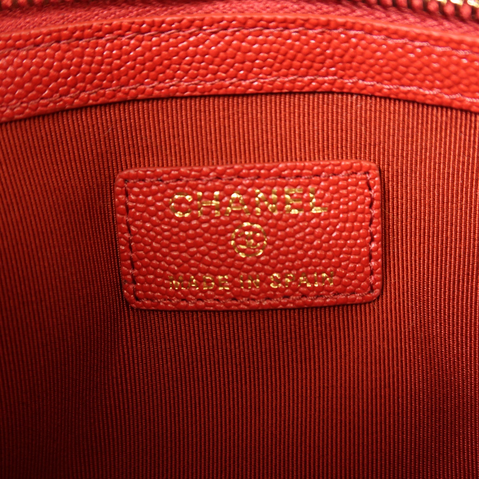 CHANEL 牛皮皮革Clutch金扣手拿包