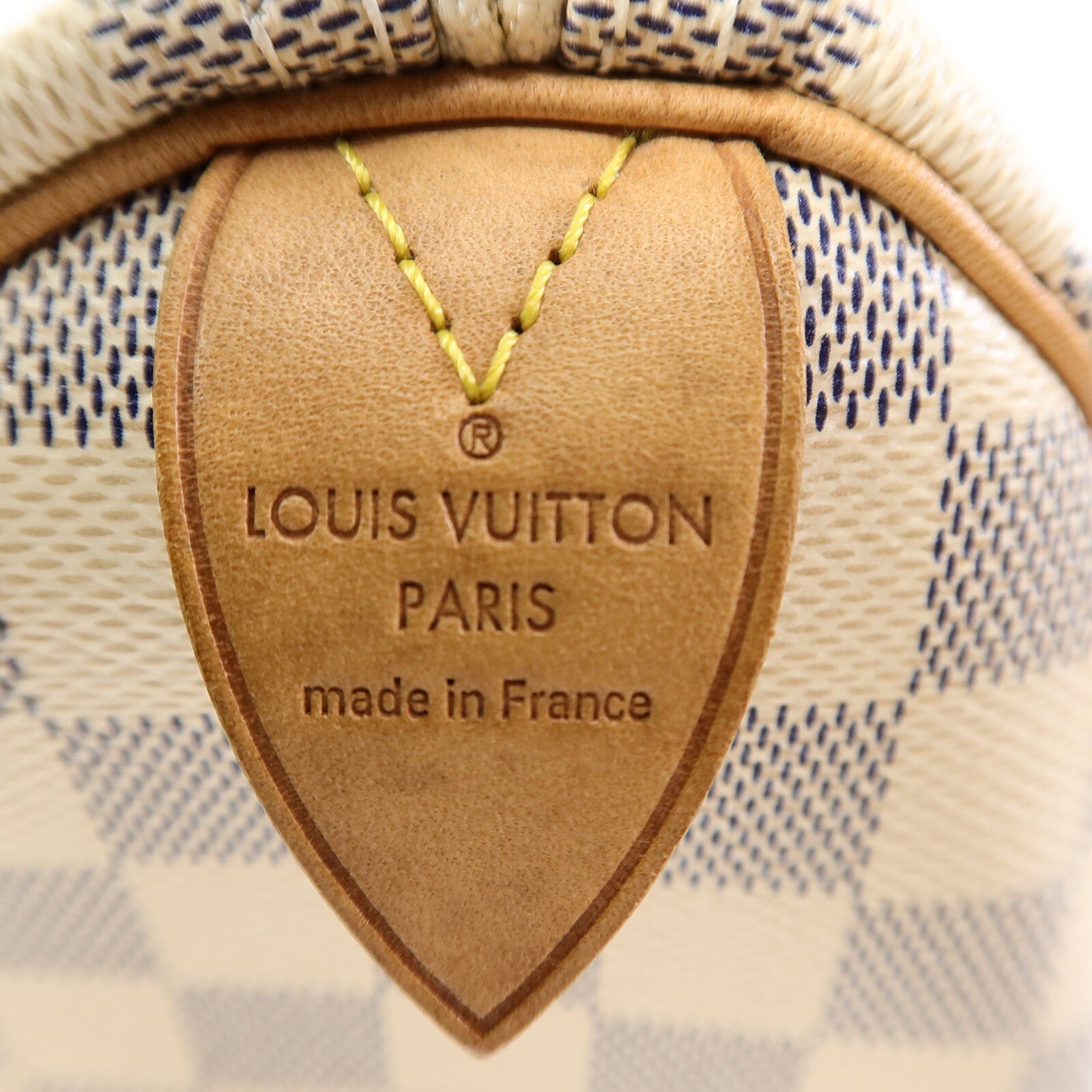 LOUIS VUITTON Damier Azur Speedy 30手挽袋