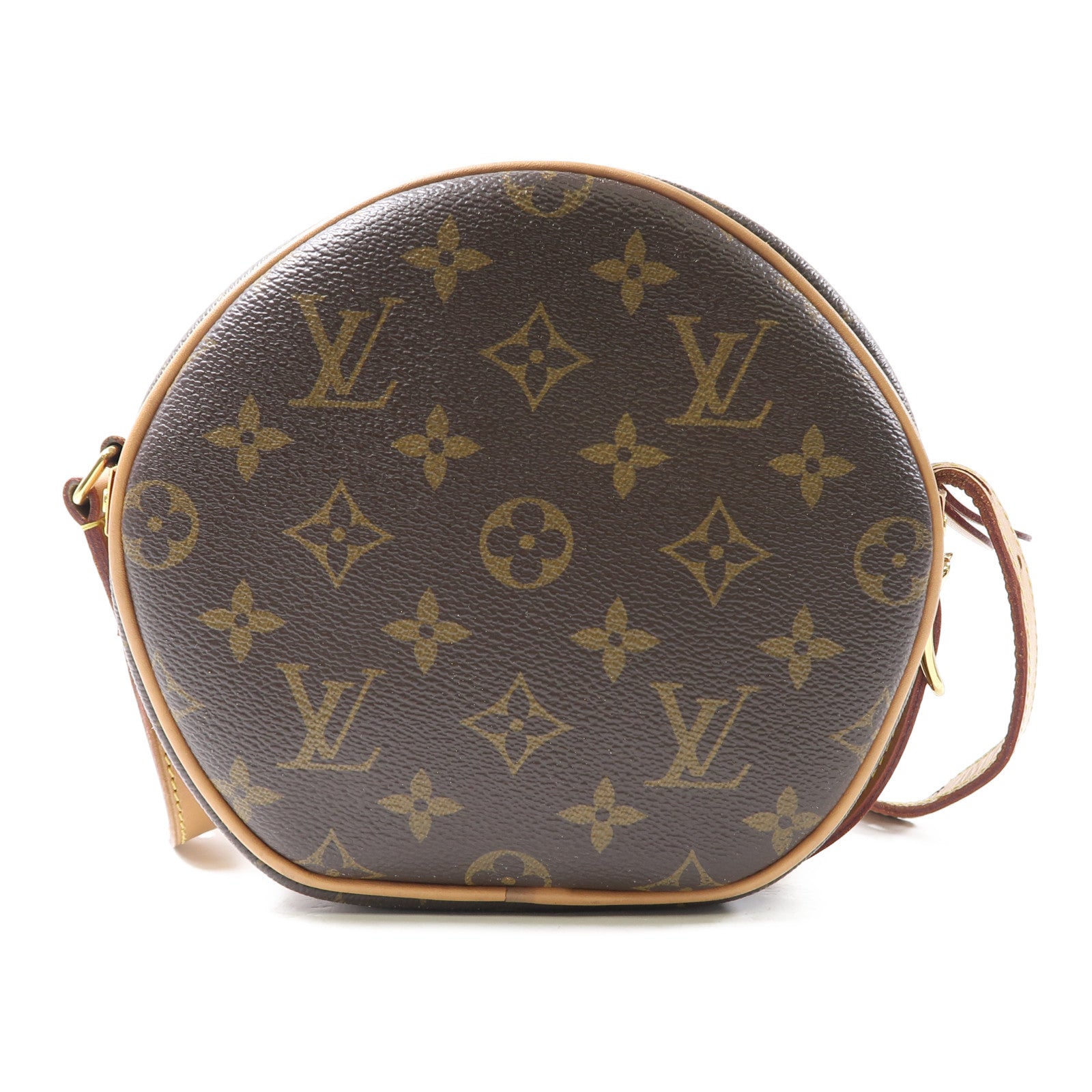 LOUIS VUITTON 【激減優惠】Monogram Boite Chapeau Souple MM金扣肩背袋啡色