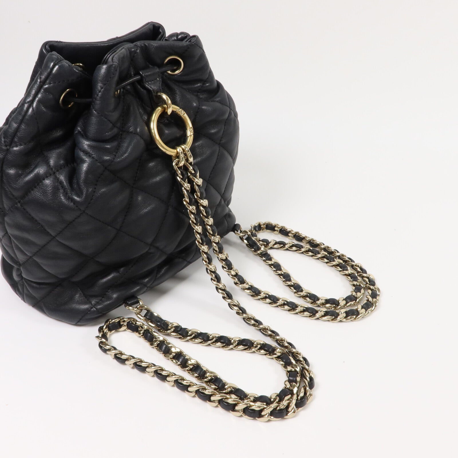 CHANEL 羊皮皮革Backpack背包