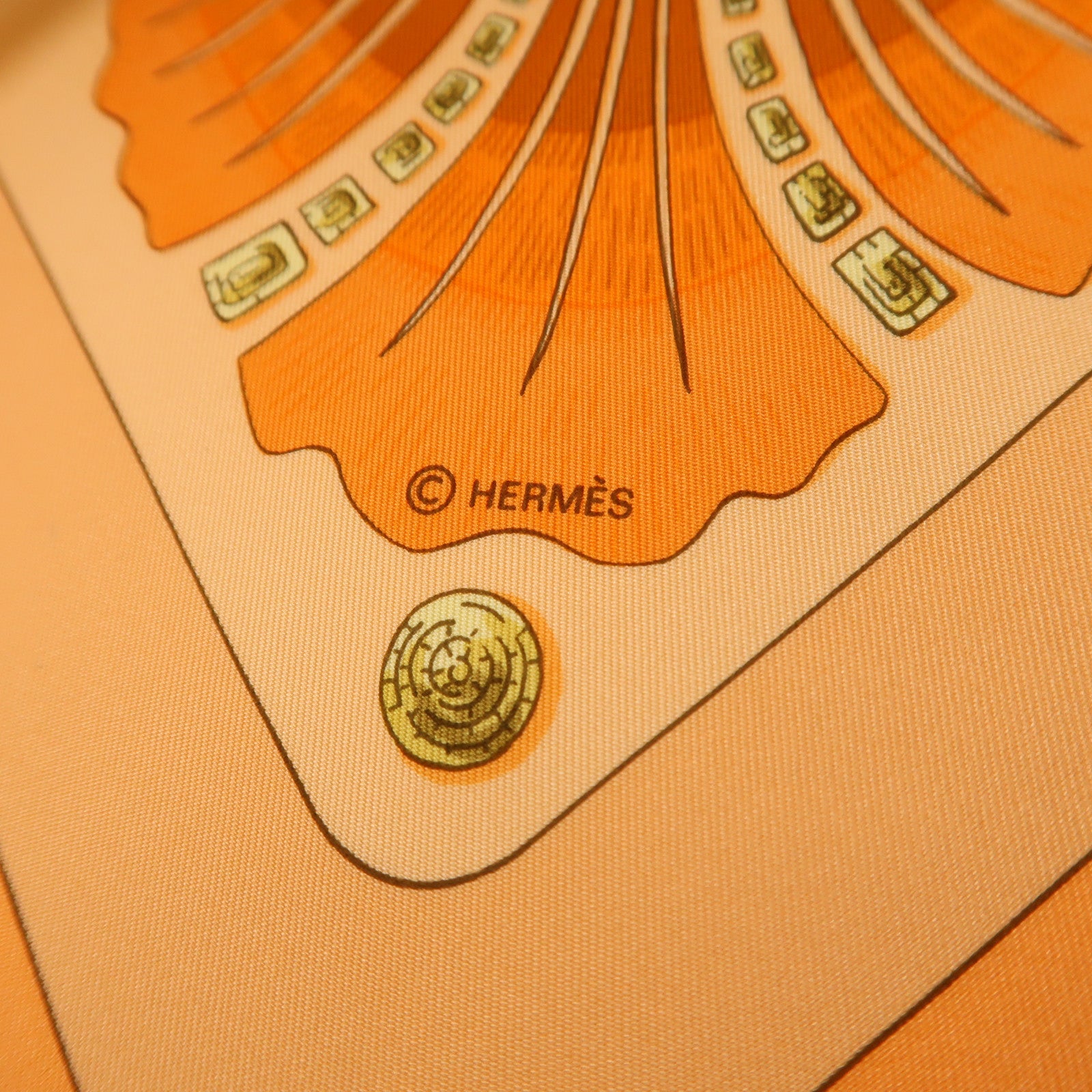 HERMES 絲質Scarf 90X90絲巾