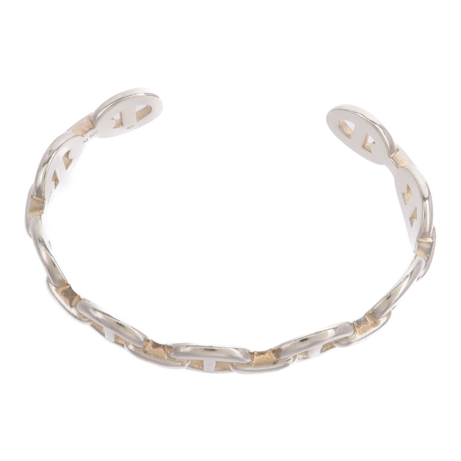 HERMES 925純銀Chain d'Ancre Enchainee Bracelet手鐲