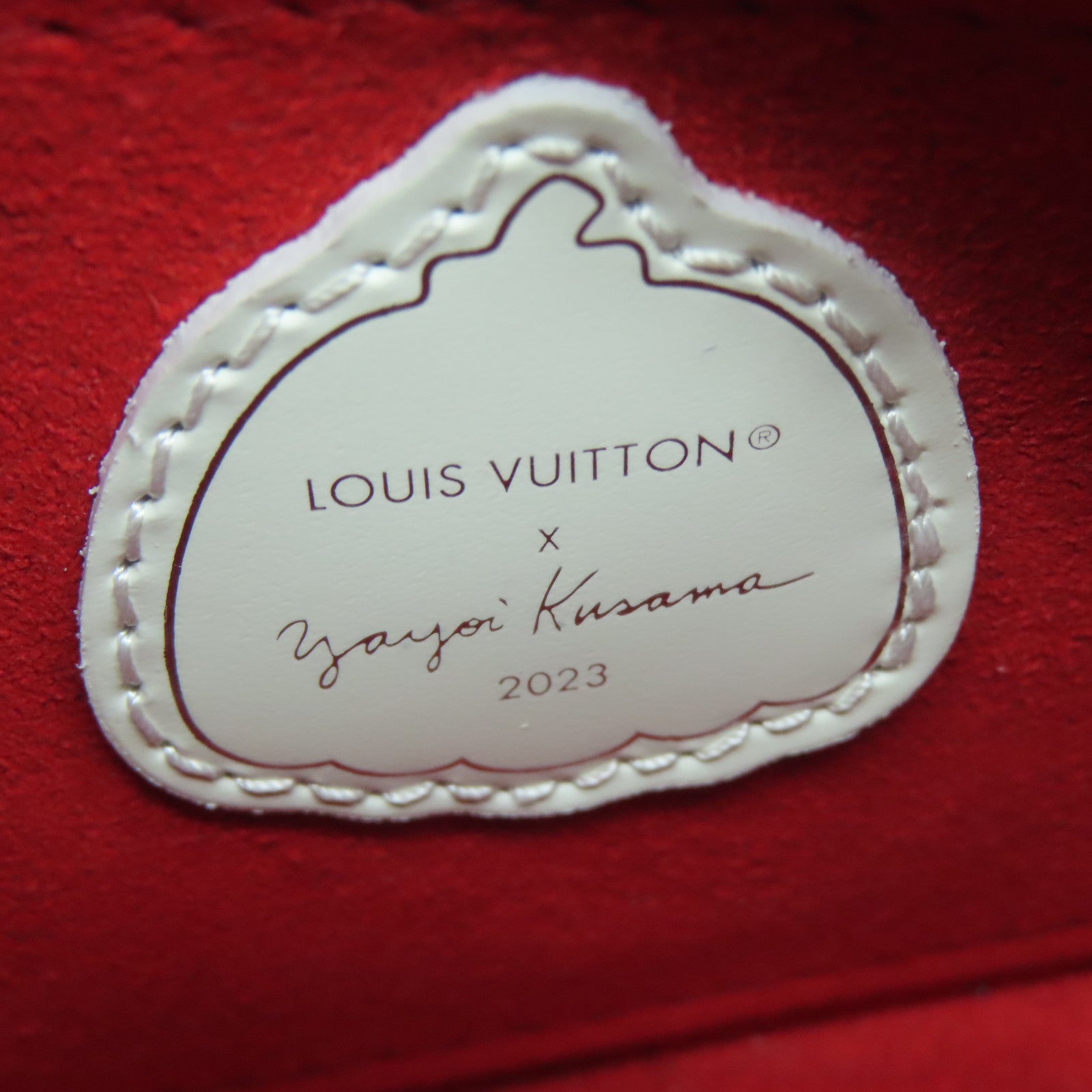 LOUIS VUITTON 【激減優惠】Epi LV x YK Marellini銀扣手挽肩背兩用袋白色/紅色