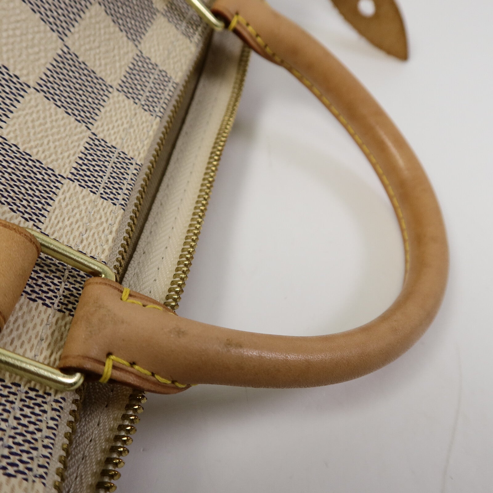 LOUIS VUITTON Damier Azur Speedy 30手挽袋