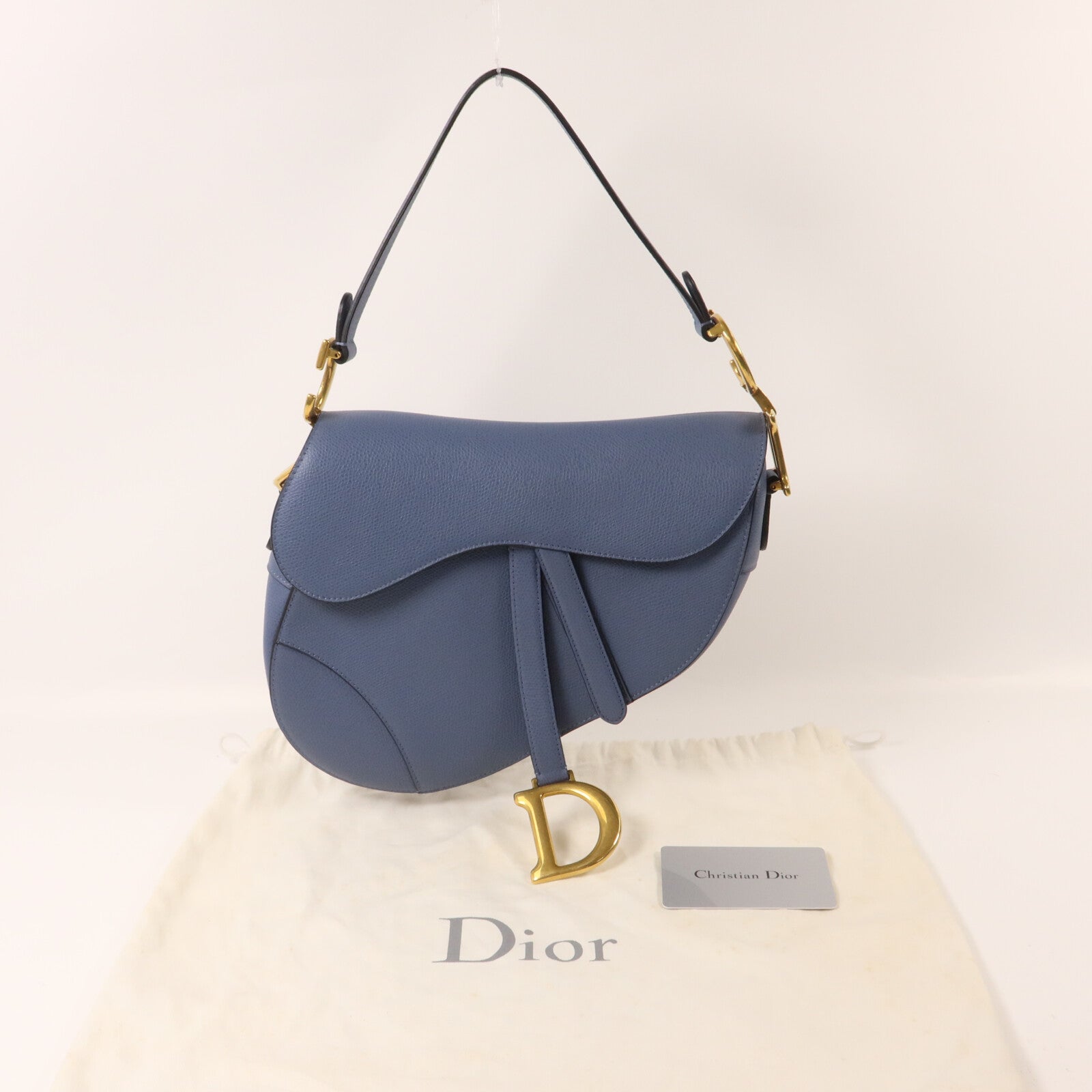 Dior 牛皮皮革Saddle Bag肩背袋
