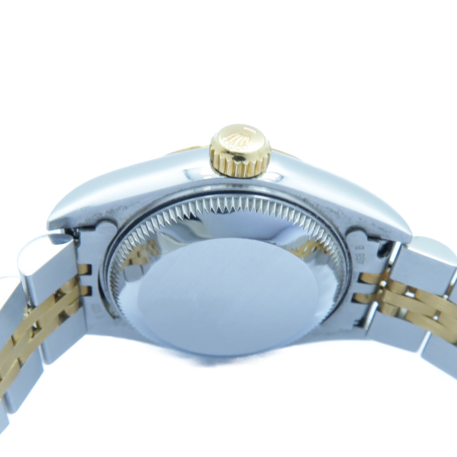 ROLEX Datejust 18K玫瑰金/不鏽鋼手錶自動機芯銀色