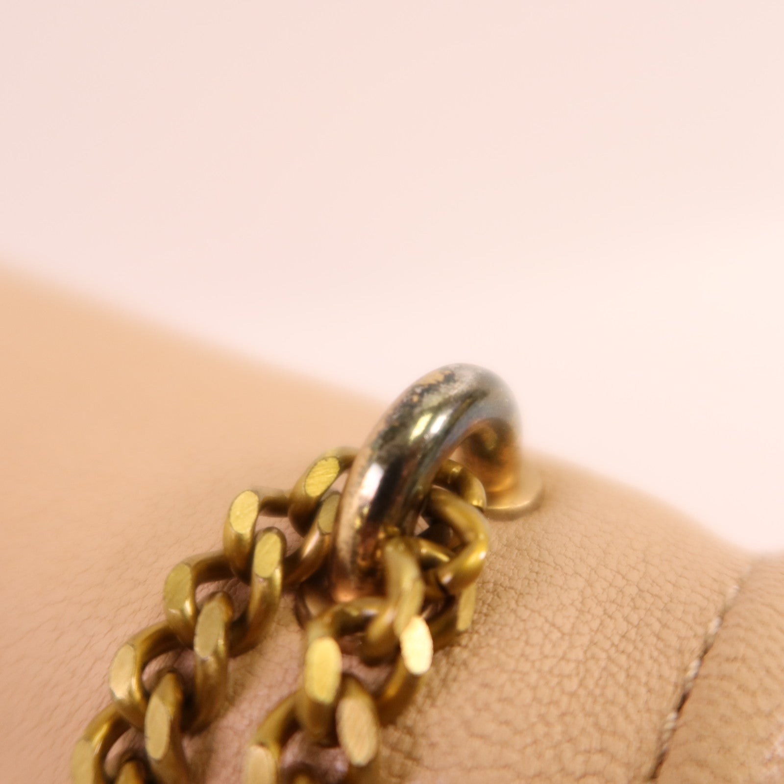 SEE BY CHLOE 牛皮皮革Chain Shoulder金扣鏈帶肩背袋