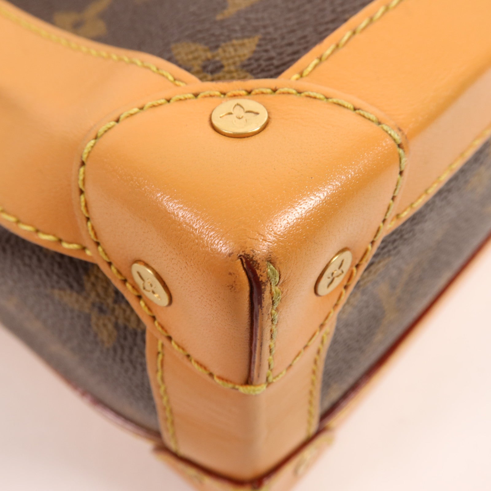 LOUIS VUITTON Monogram Soft Trunk金扣肩背袋