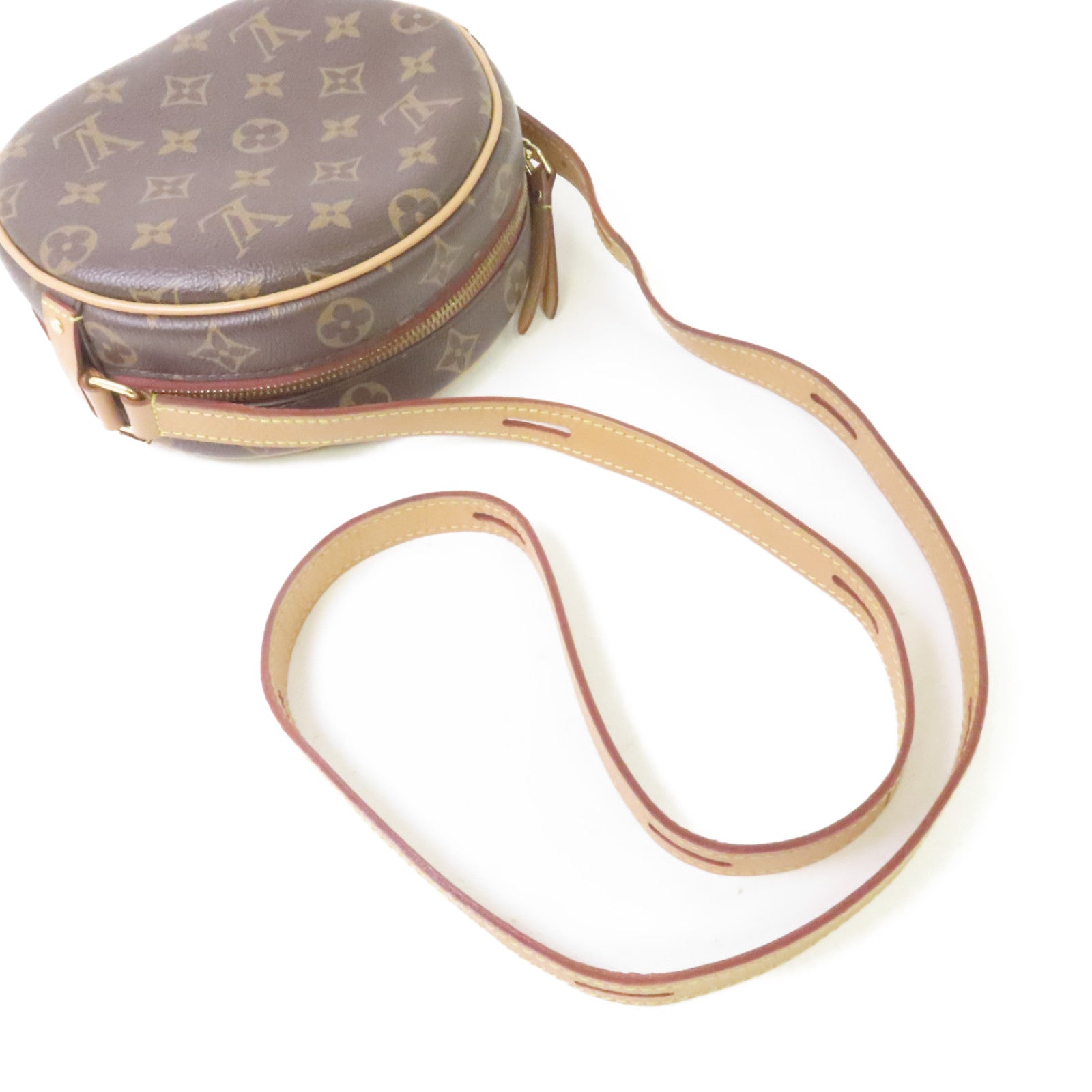 LOUIS VUITTON 【激減優惠】Monogram Boite Chapeau Souple Shoulder Bag金扣肩背袋啡色