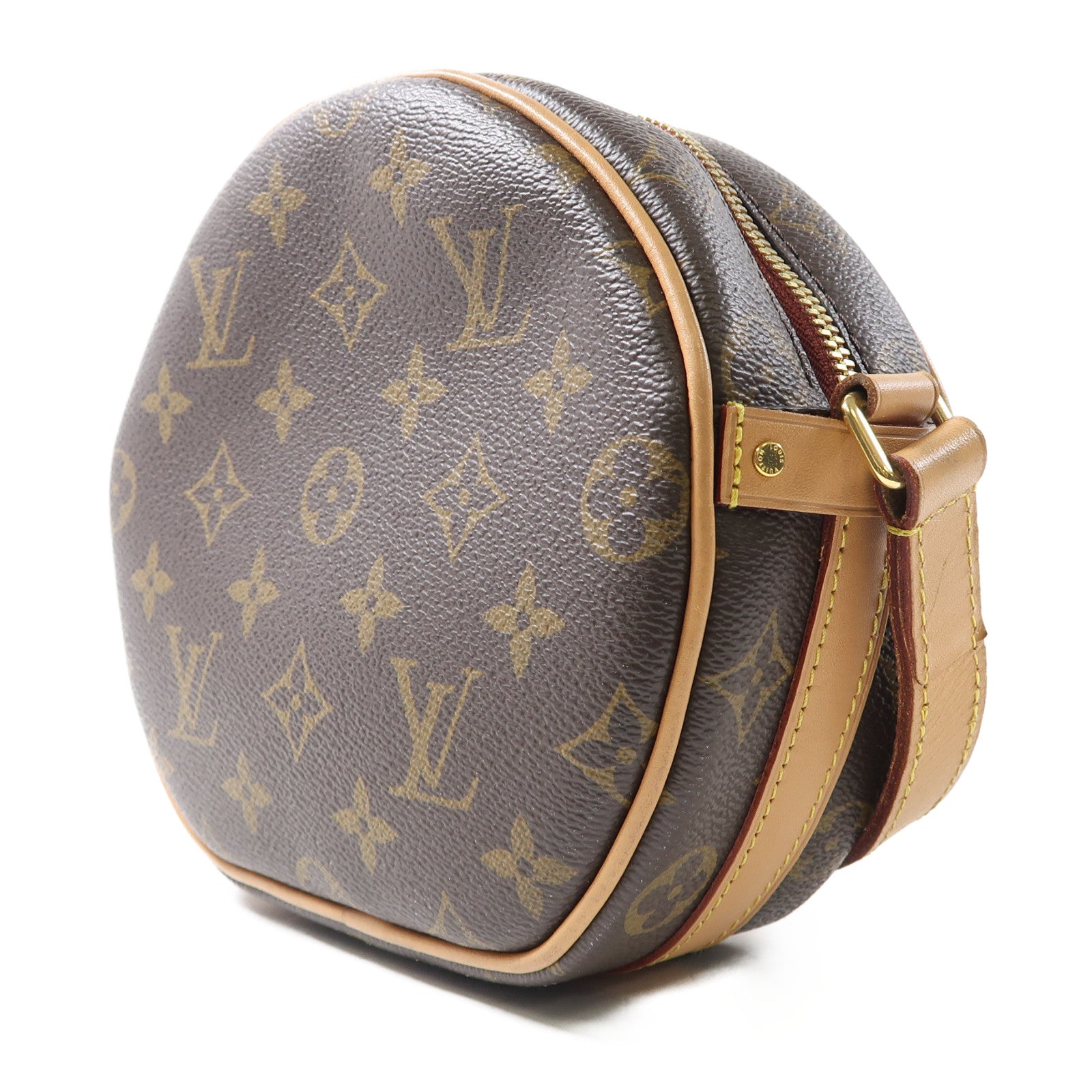 LOUIS VUITTON 【激減優惠】Monogram Boite Chapeau Souple MM金扣肩背袋啡色