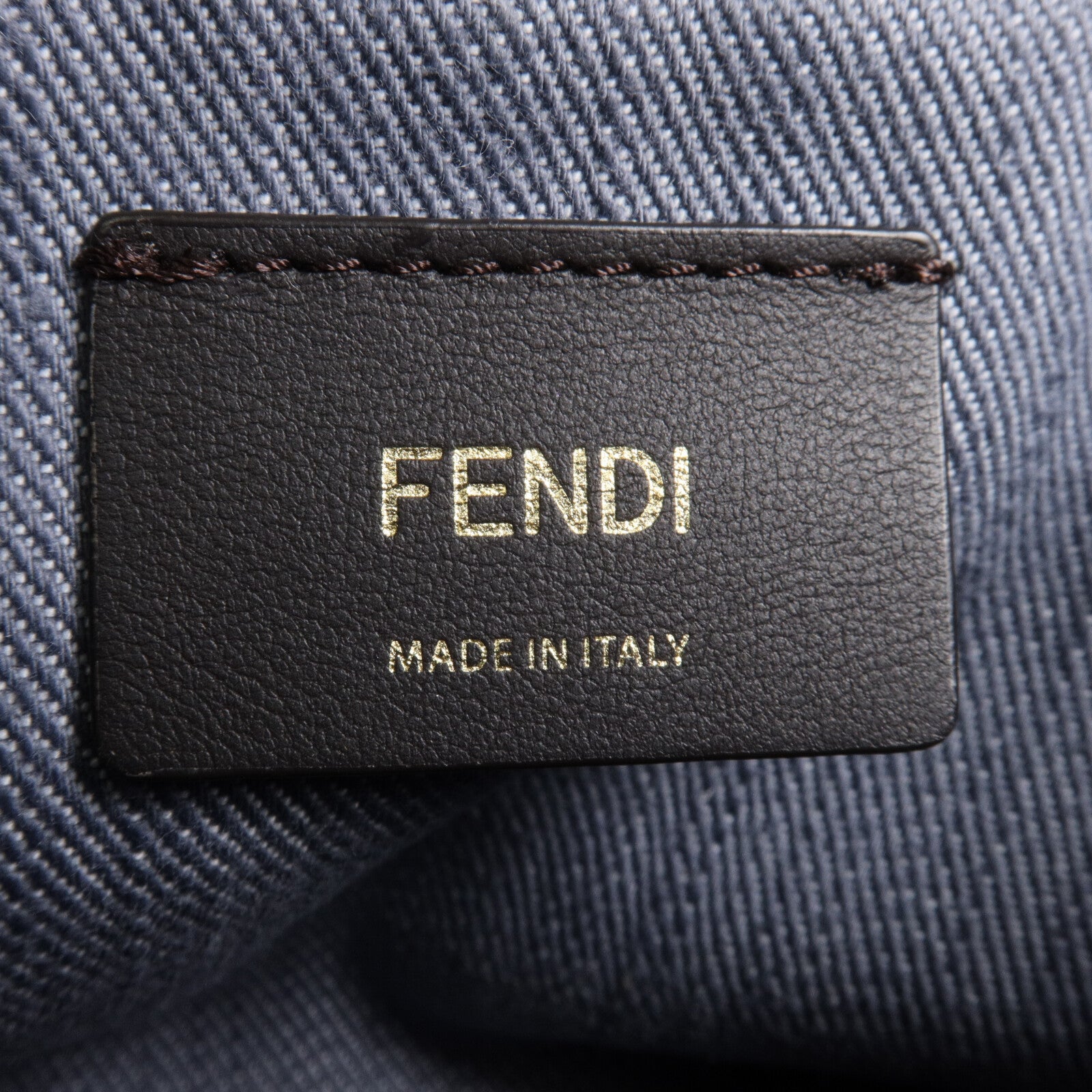 FENDI 牛仔布Mamma Baguette Small手挽肩背兩用袋