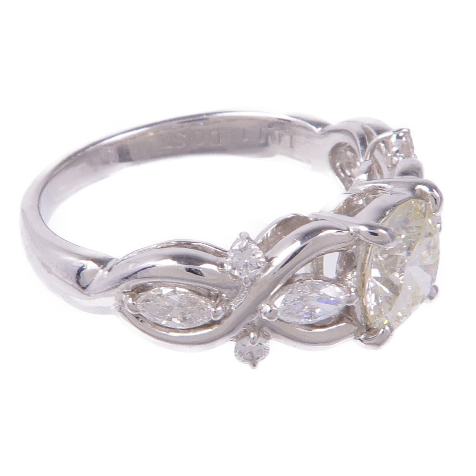 JEWELRY PT900鉑金Diamond Ring鑽石戒指US#6.5