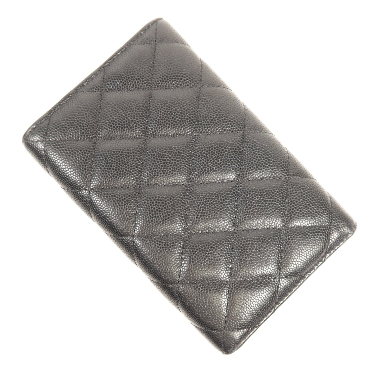 CHANEL 牛皮皮革Wallet金扣錢包