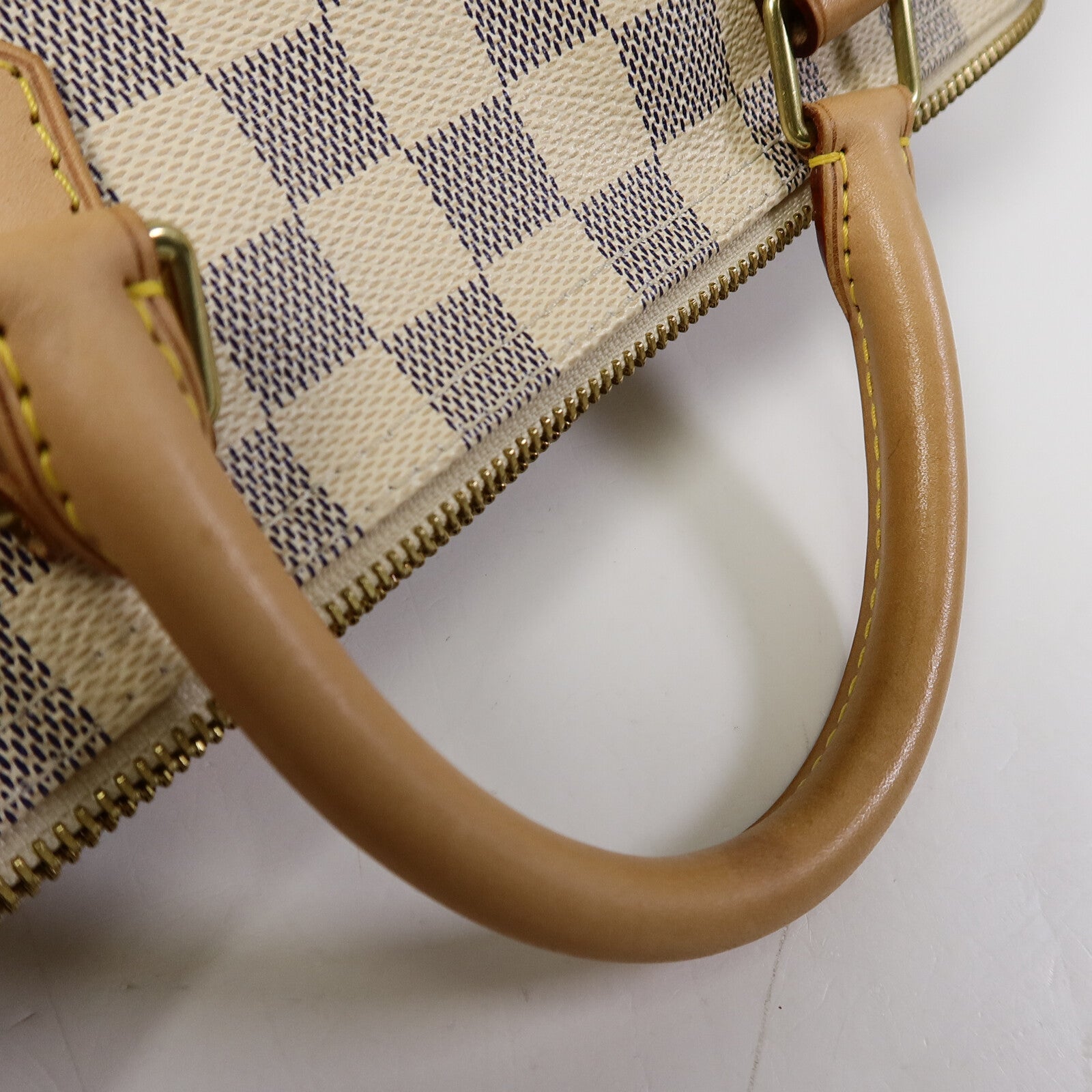 LOUIS VUITTON Damier Azur Speedy 30手挽袋