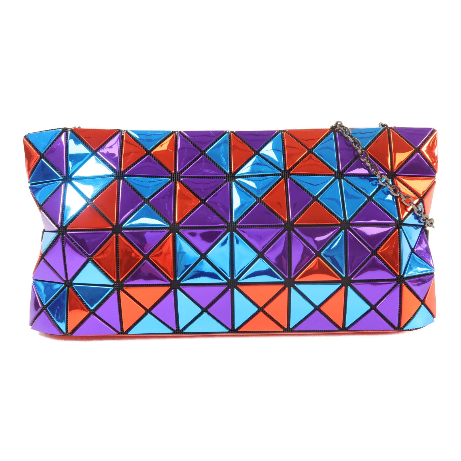 BAO BAO ISSEYMIYAKE PVC Chain Shoulder鏈帶肩背袋