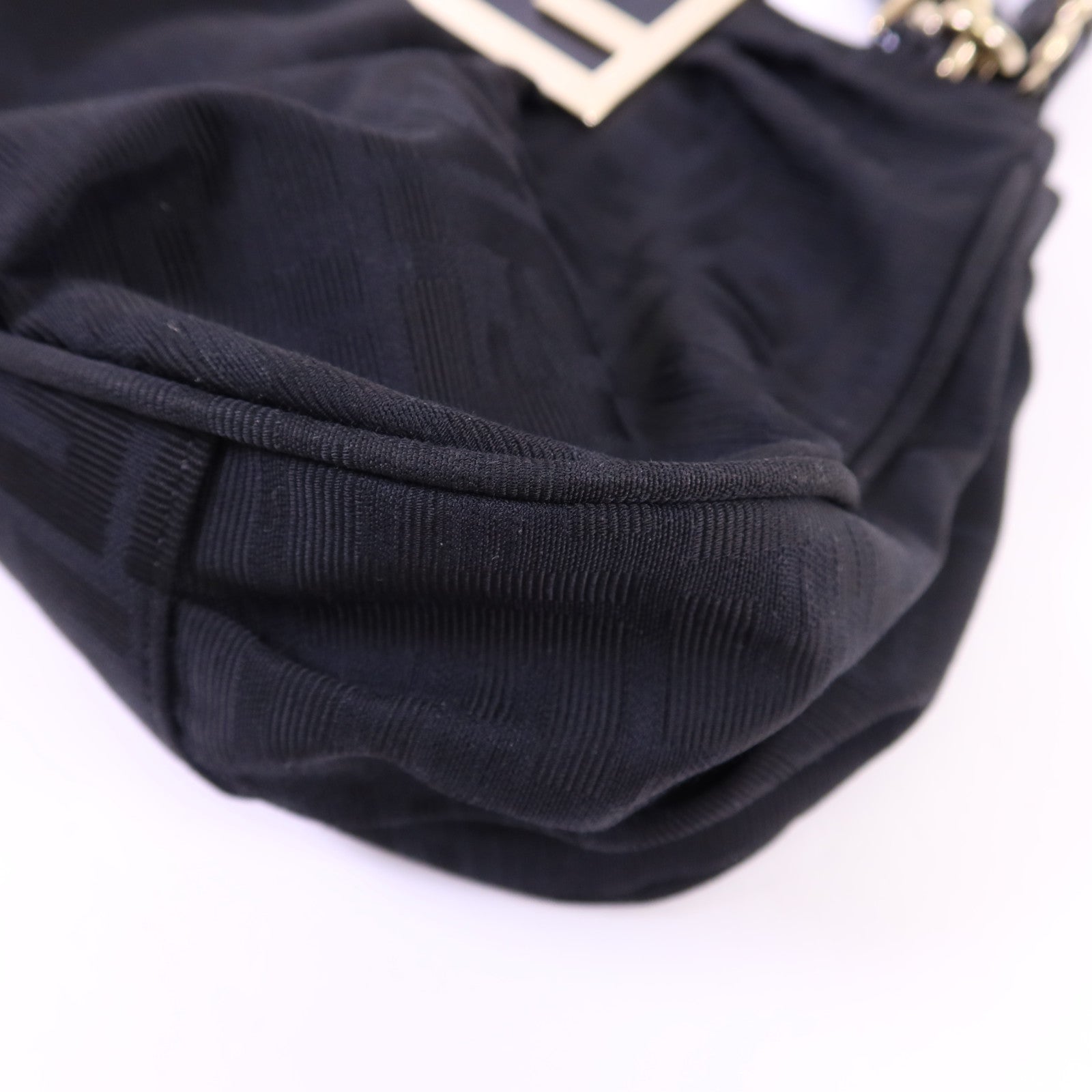 FENDI 帆布Shoulder Bag金扣肩背袋