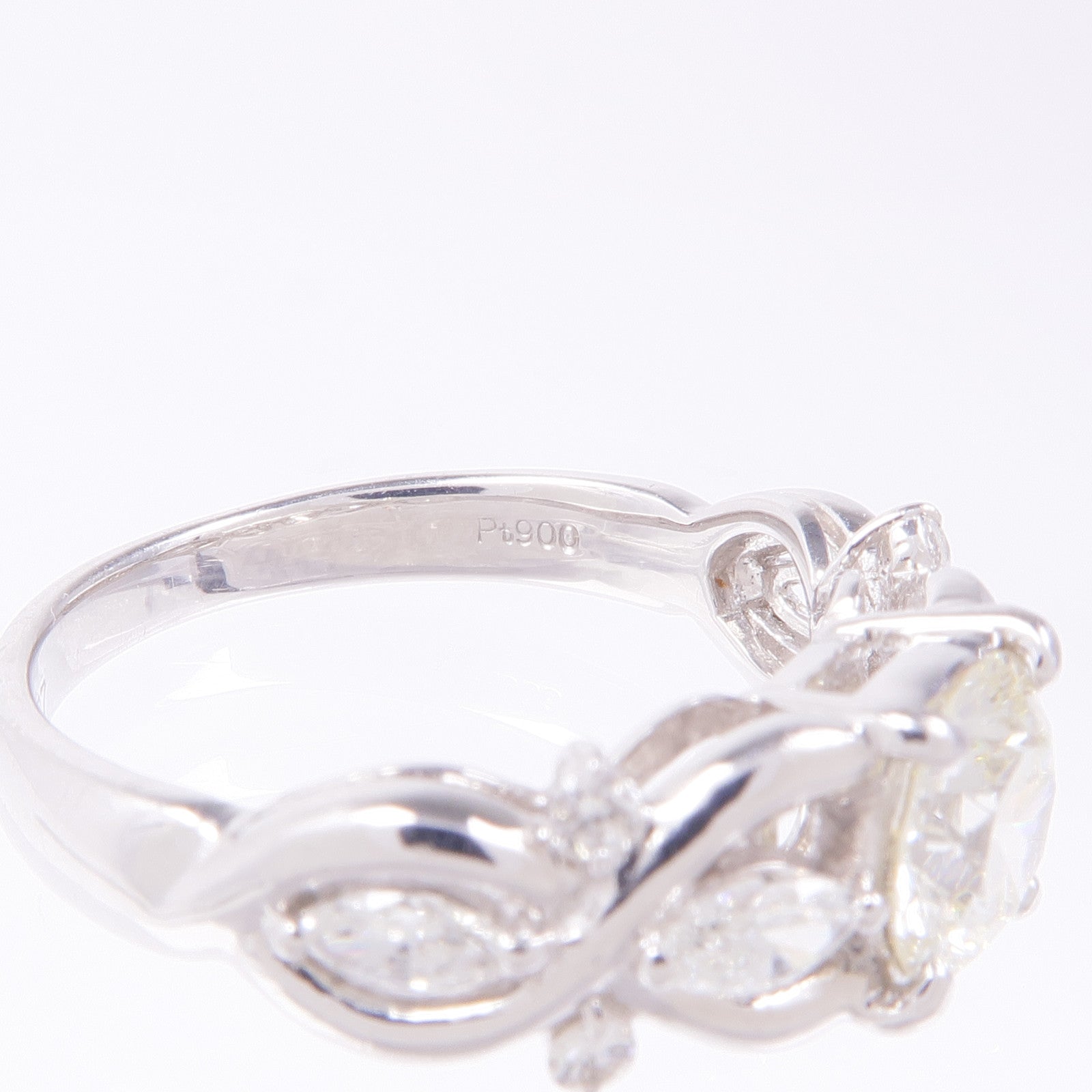 JEWELRY PT900鉑金Diamond Ring鑽石戒指US#6.5