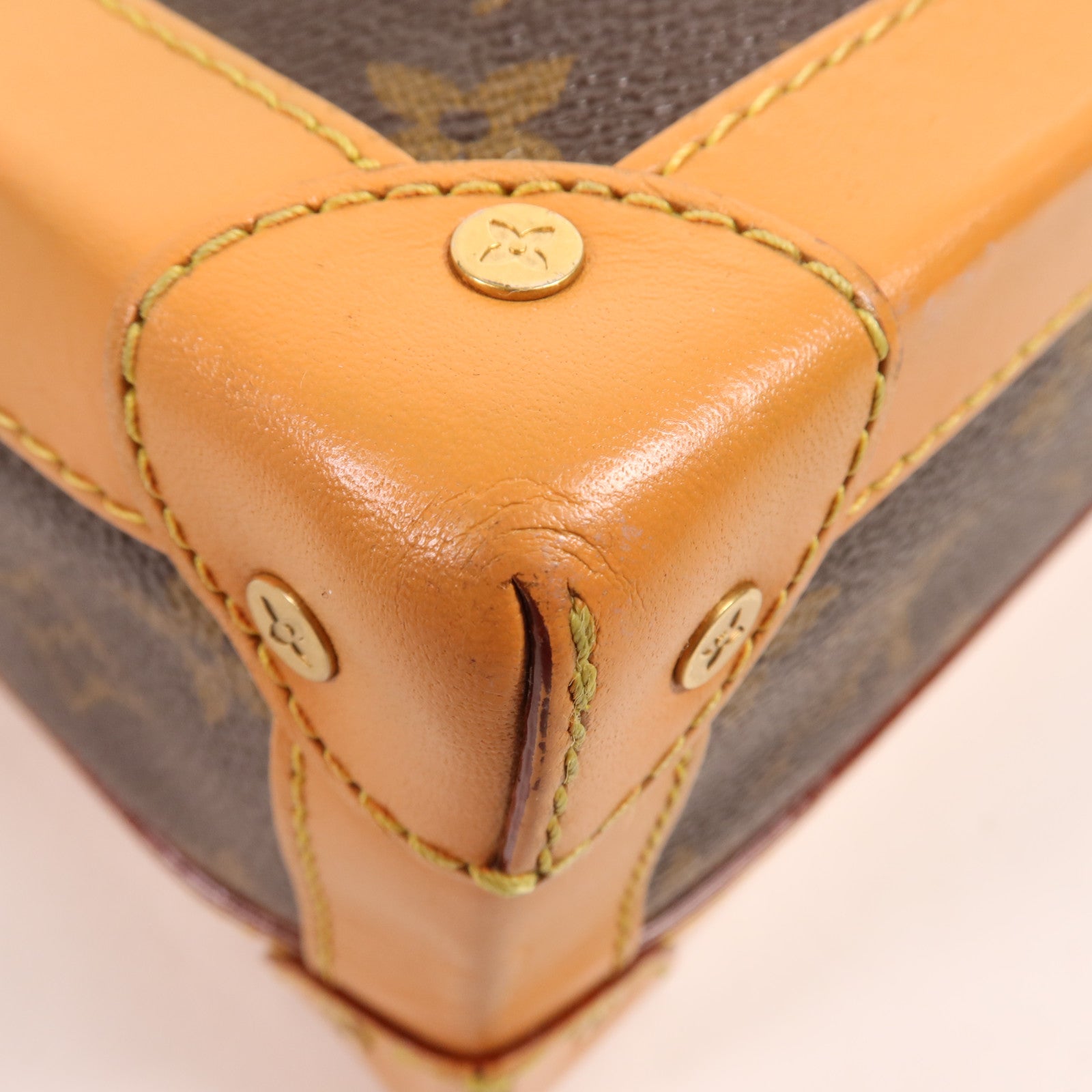 LOUIS VUITTON Monogram Soft Trunk金扣肩背袋