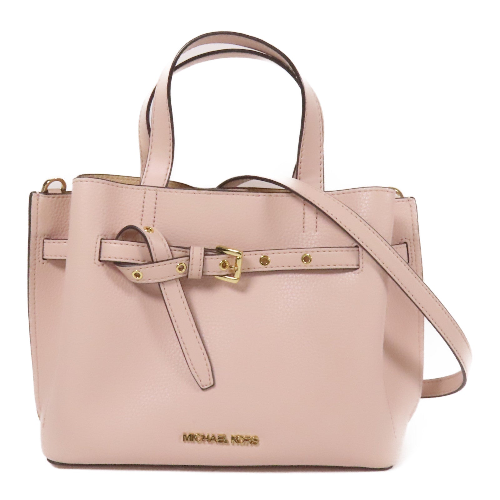 Michael Kors 牛皮皮革Shoulder Bag金扣手挽肩背兩用袋