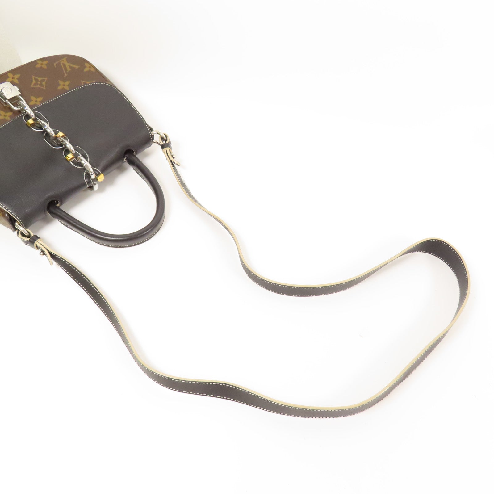 LOUIS VUITTON Monogram Chain It 銀扣手挽肩背兩用袋