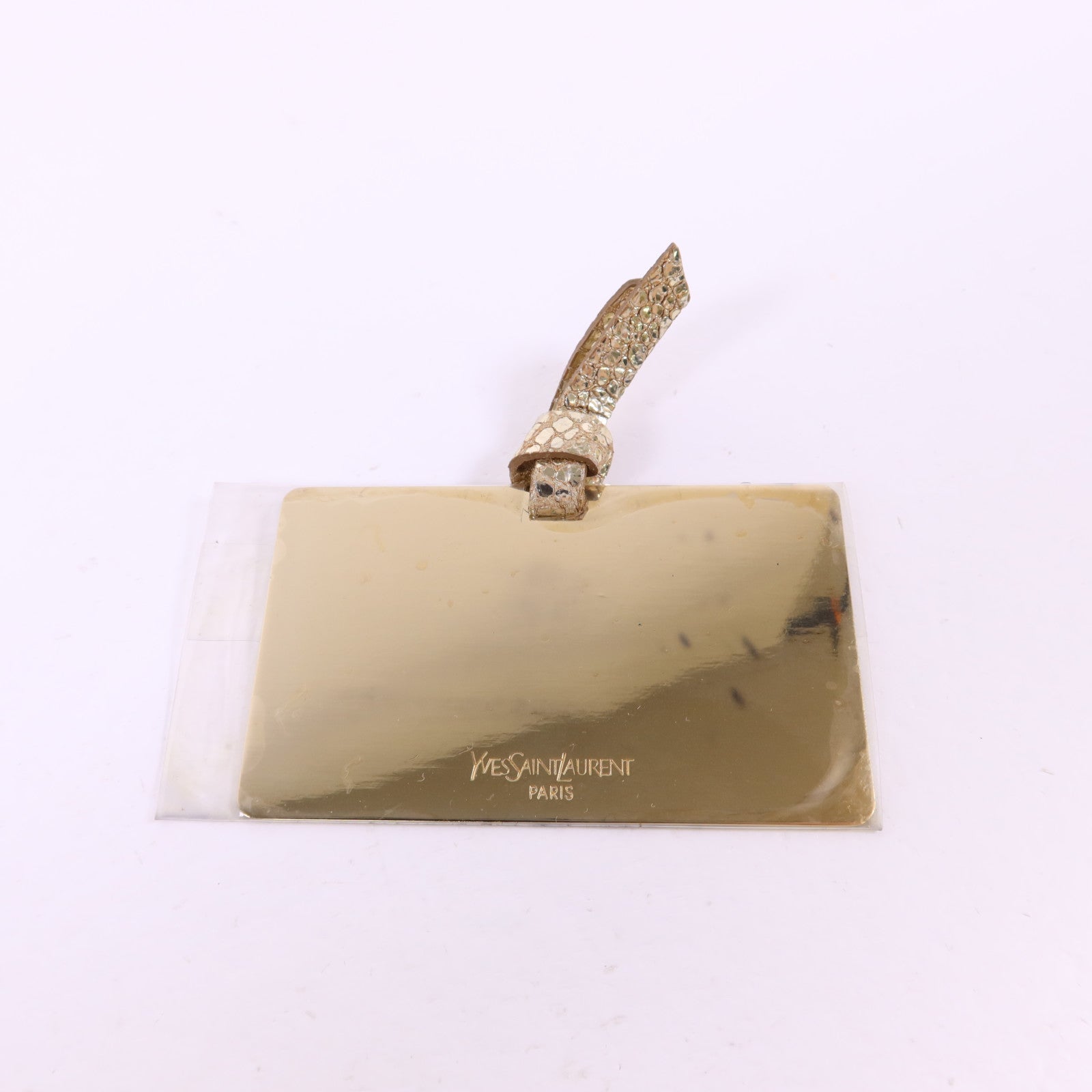 YVES SAINT LAURENT 牛皮皮革Chain Shoulder Bag金扣鏈帶肩背袋