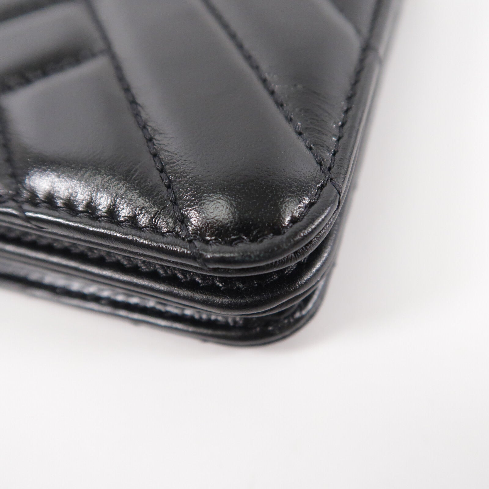 CHANEL 羊皮皮革WOC Wallet On Chain鏈帶肩背袋