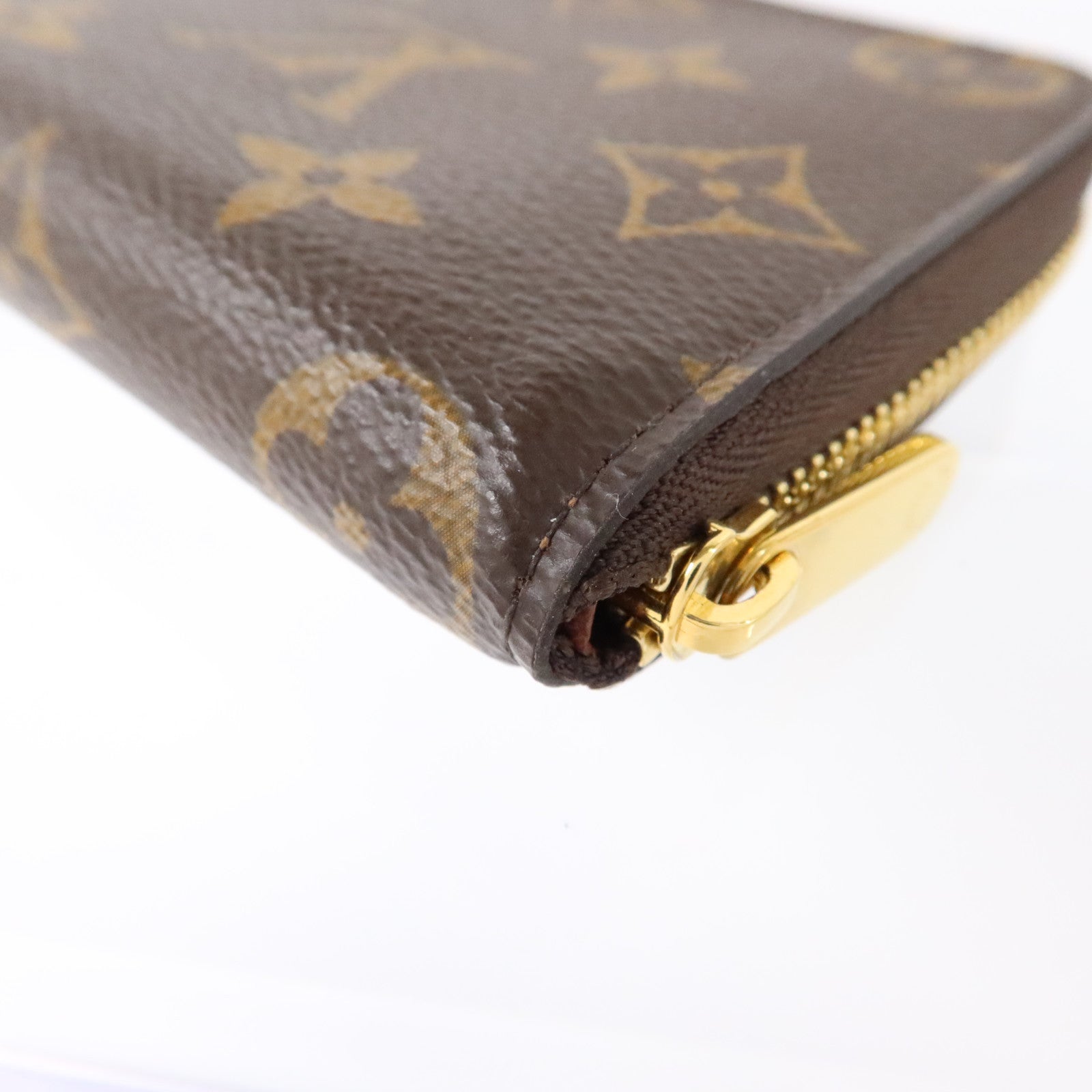 LOUIS VUITTON Monogram Zippy Coin Case金扣零錢包