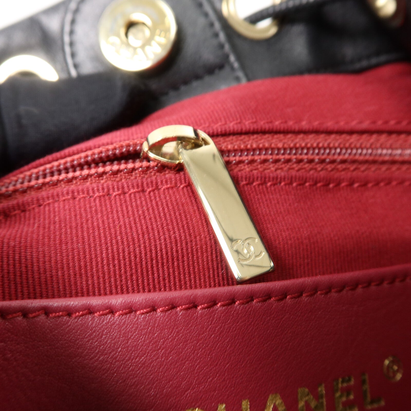 CHANEL 羊皮皮革Backpack背包