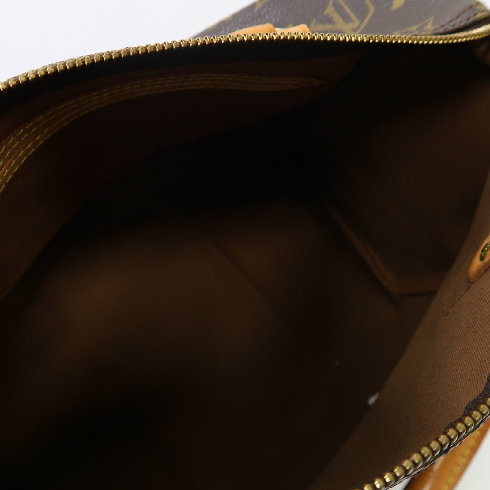 LOUIS VUITTON Monogram Speedy 30金扣手挽袋啡色