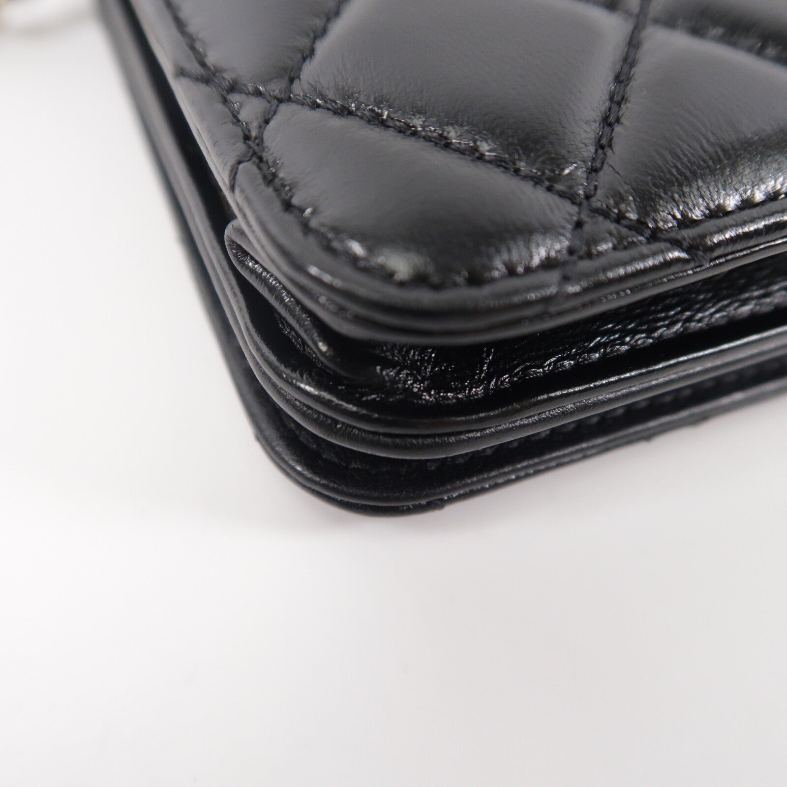 CHANEL 羊皮皮革WOC Wallet On Chain鏈帶肩背袋
