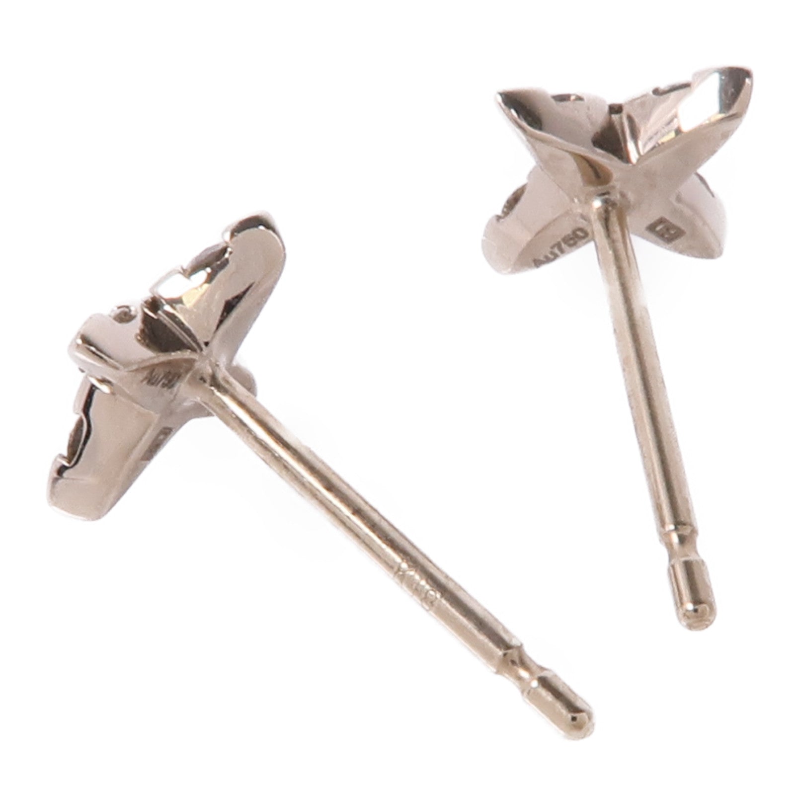 KASHIKEY 【激減優惠】18K白金Brown Diamond Earrings鑽石耳環