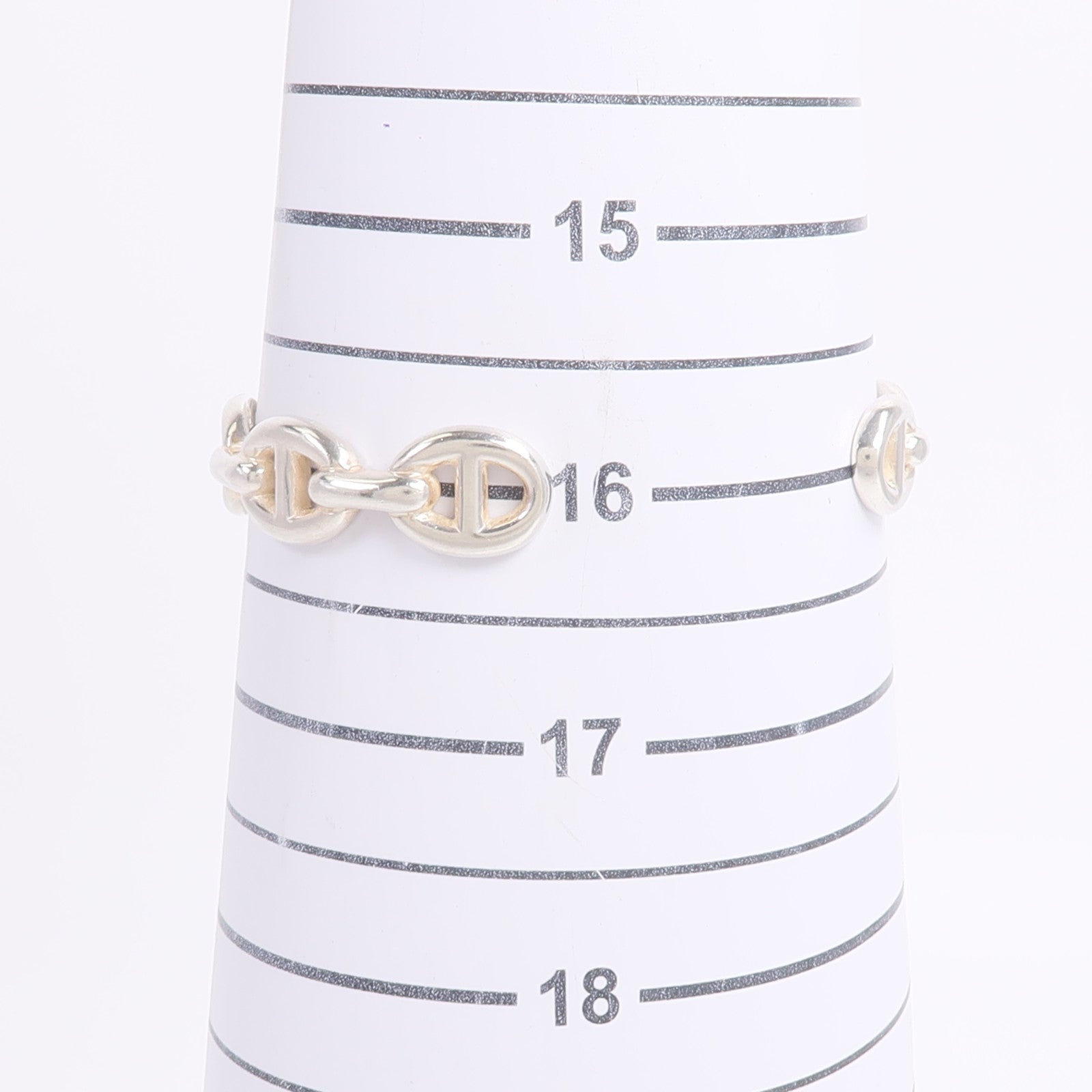 HERMES 925純銀Chain d'Ancre Enchainee Bracelet手鐲