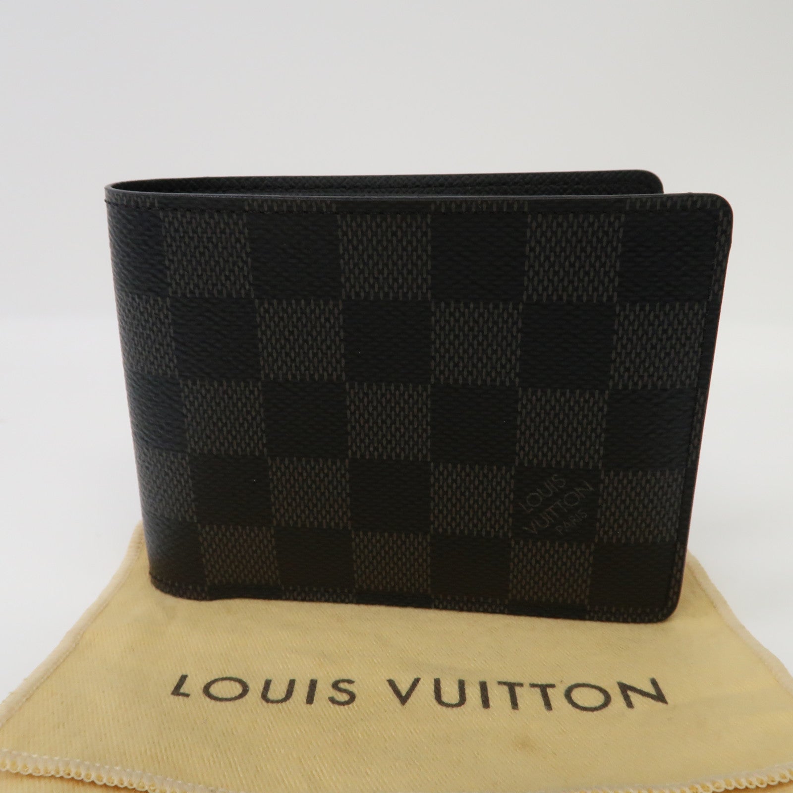 LOUIS VUITTON Damier Graphite Multiple Wallet錢包黑色