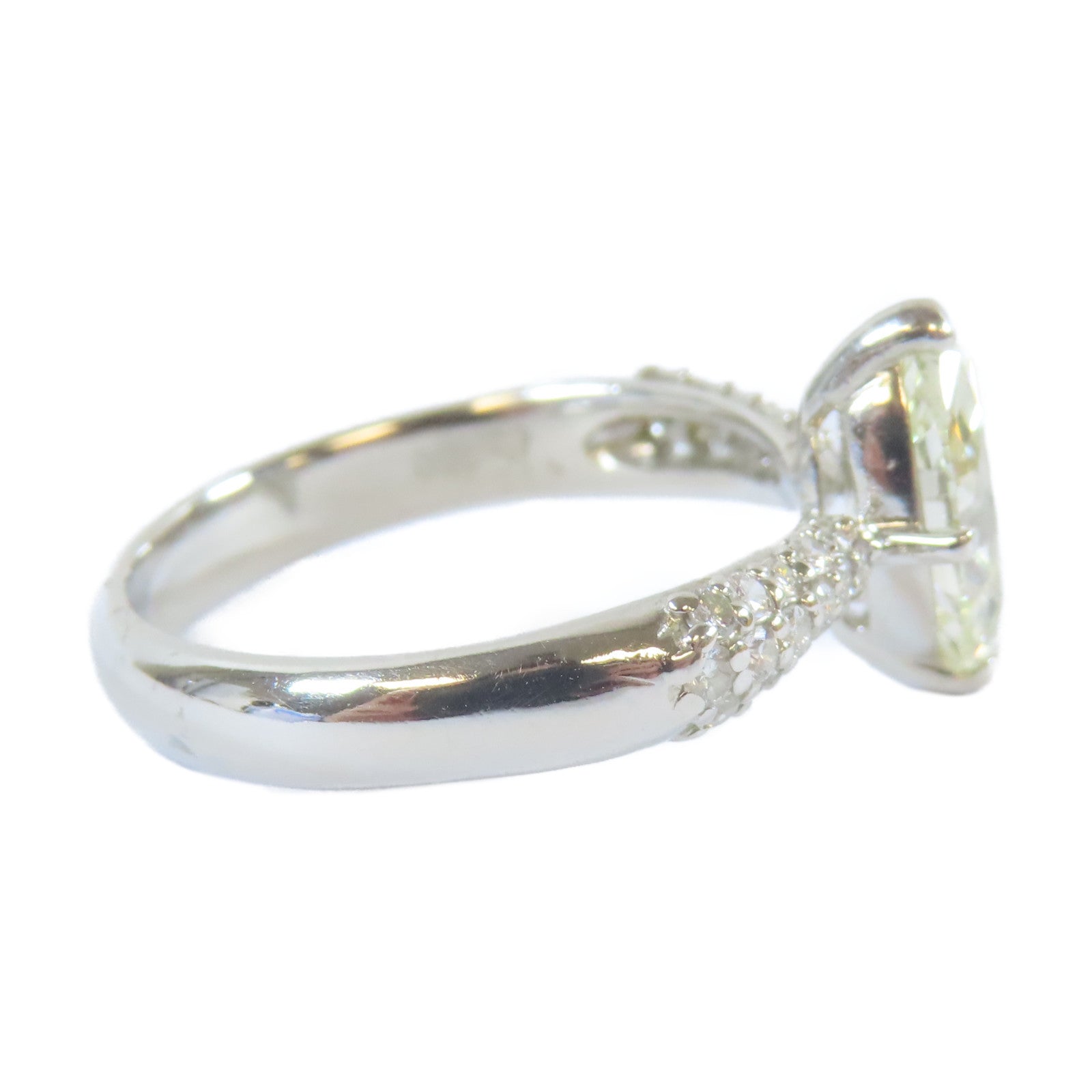 JEWELRY 【激減優惠】PT900白金Ring1.34ct鑽石戒指US#7.25