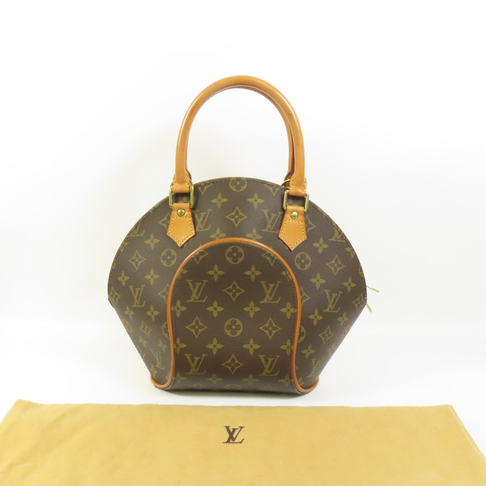 LOUIS VUITTON Monogram Ellipse PM金扣手挽袋