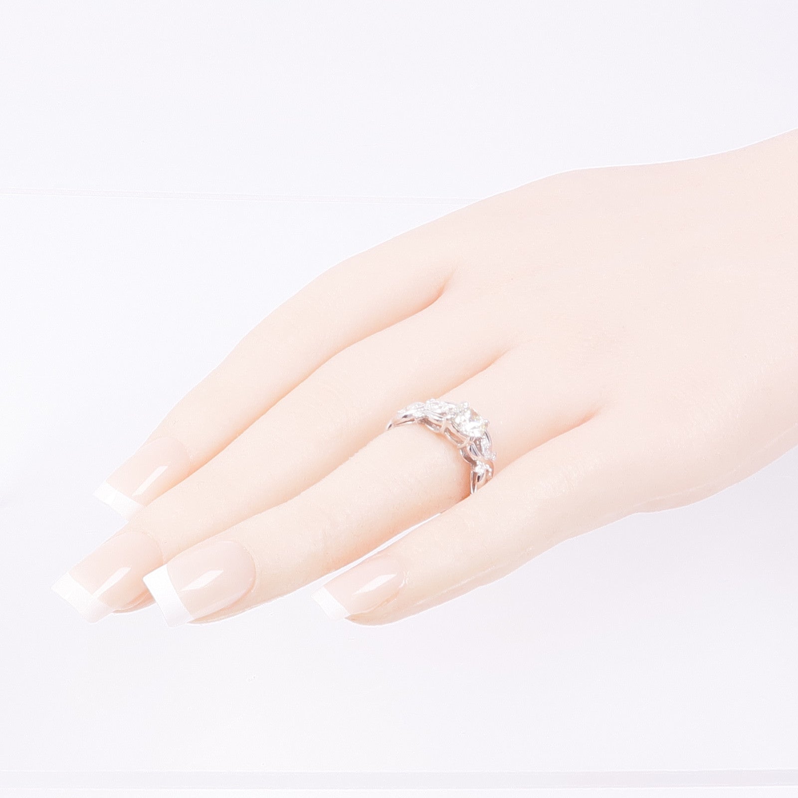JEWELRY PT900鉑金Diamond Ring鑽石戒指US#6.5