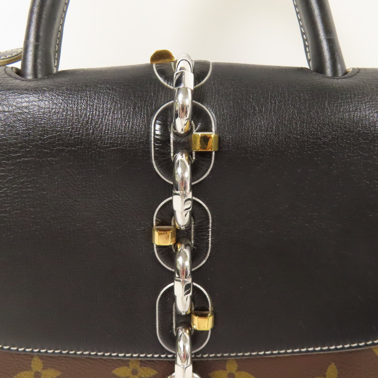 LOUIS VUITTON Monogram Chain It 銀扣手挽肩背兩用袋