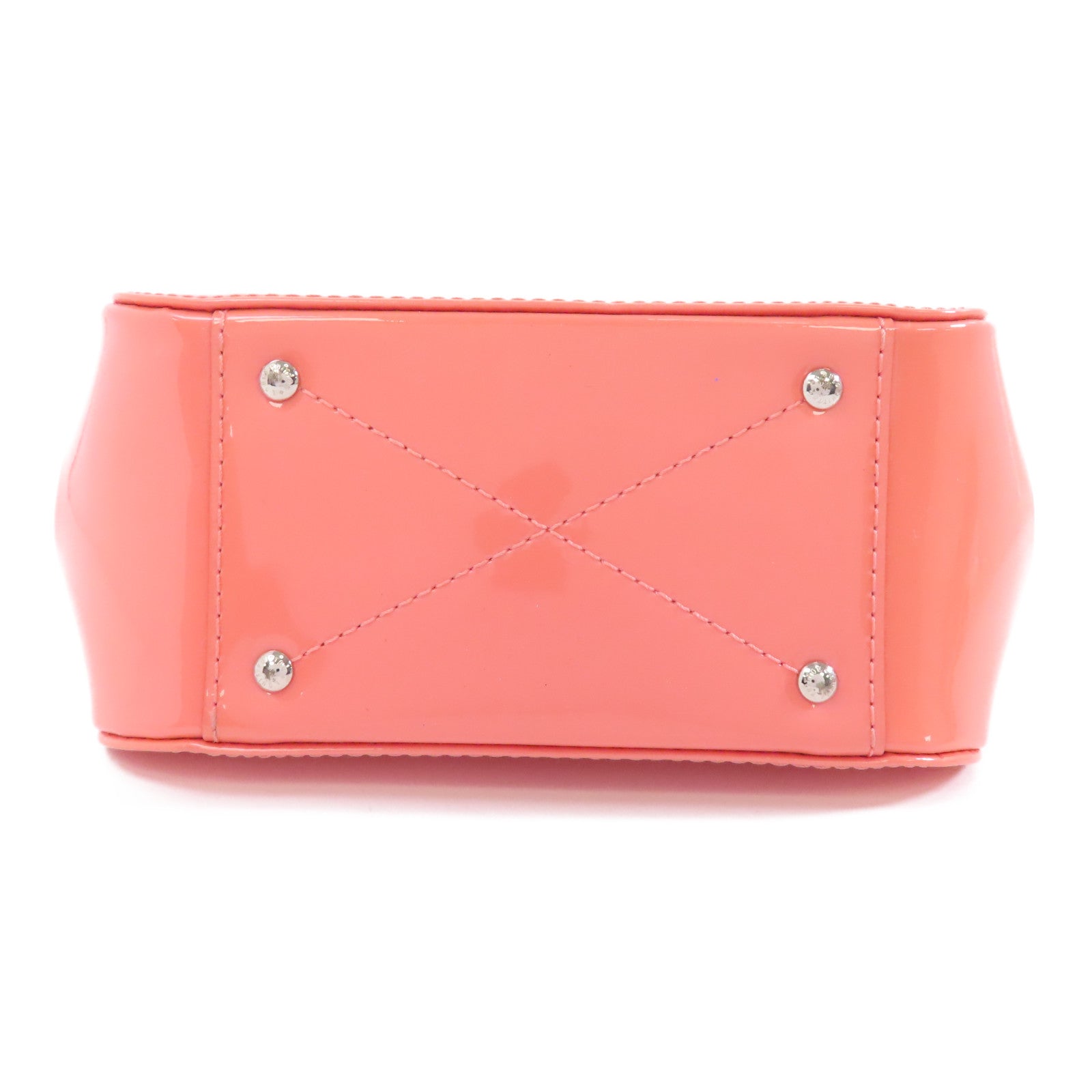 LOUIS VUITTON 【激減優惠】Vernis Pasadena銀扣手挽肩背兩用袋粉紅色