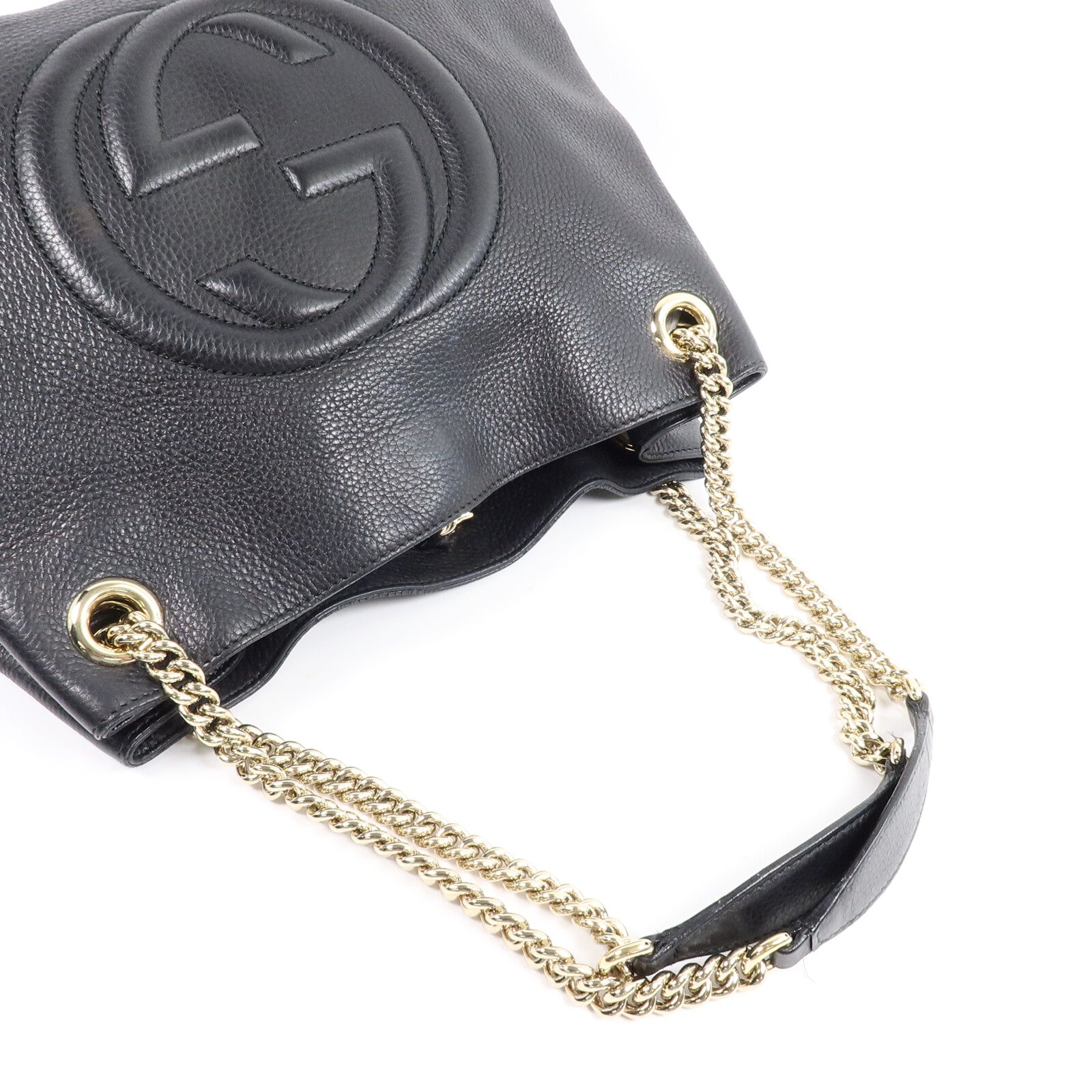 GUCCI 牛皮皮革Chain Shoulder Bag鏈帶肩背袋