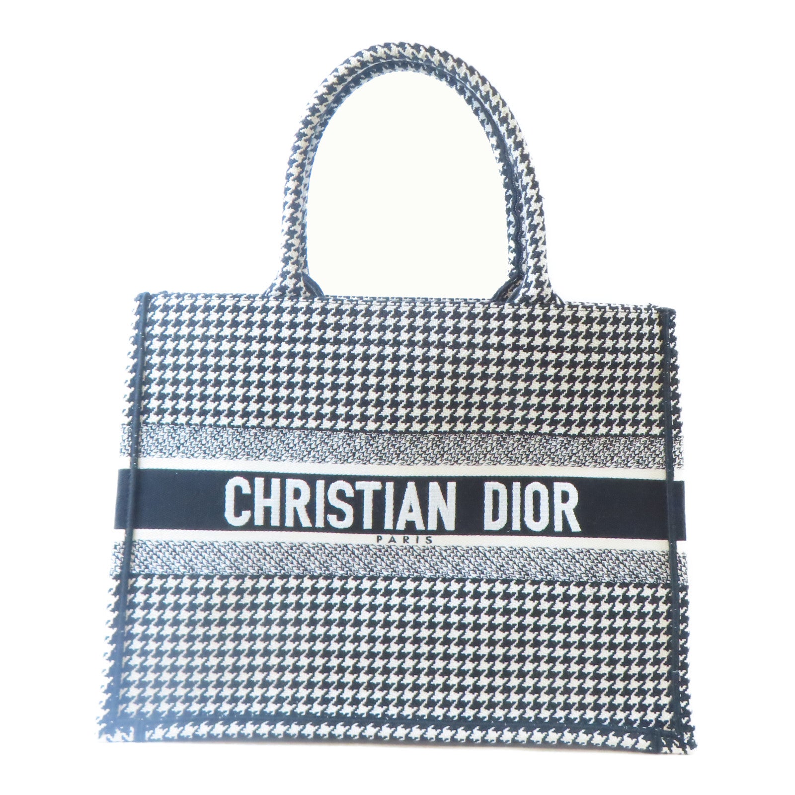 Dior 【激減優惠】帆布Book Tote手挽袋黑色/白色