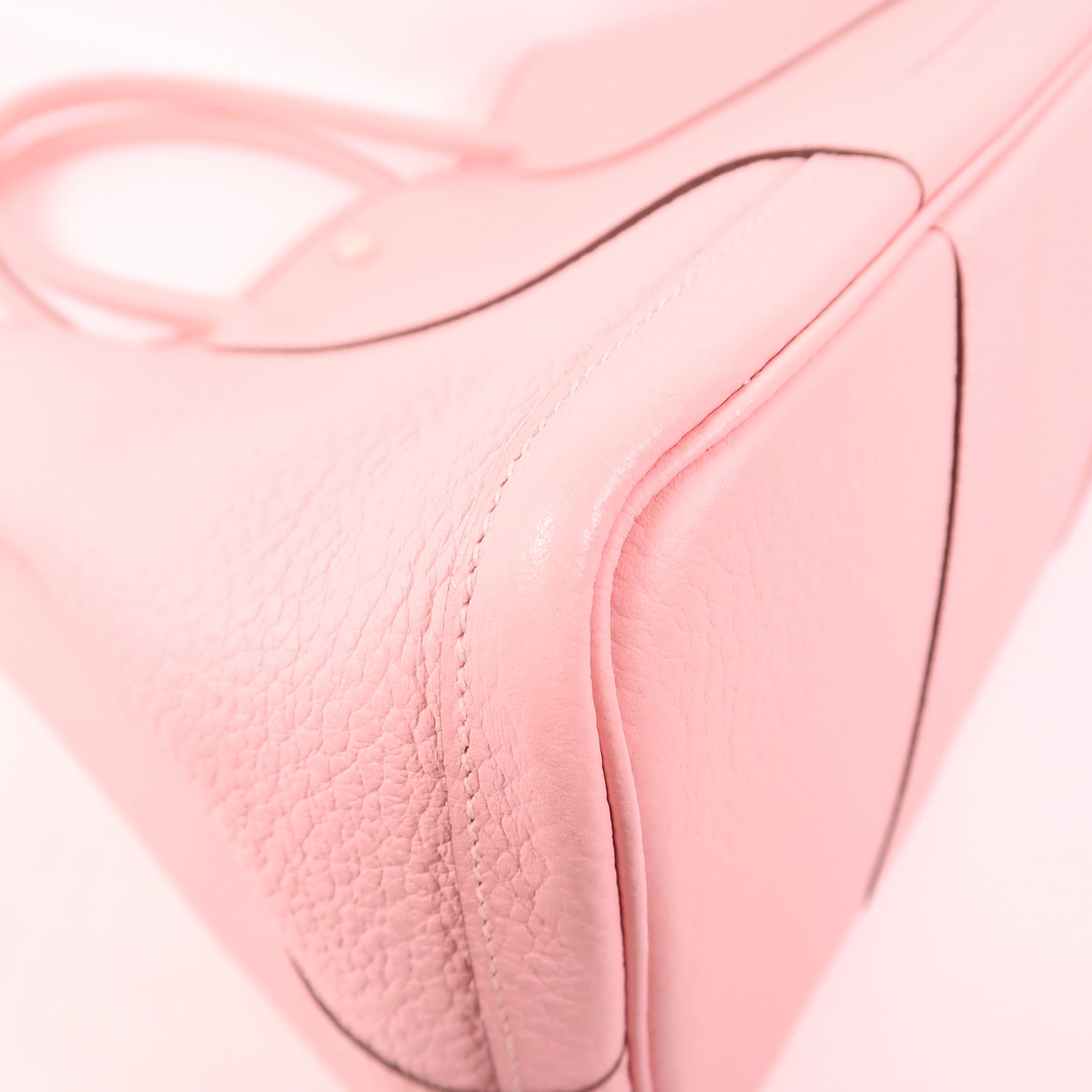HERMES Negonda皮革Garden Party PM銀扣手挽袋3Q Rose Sakura