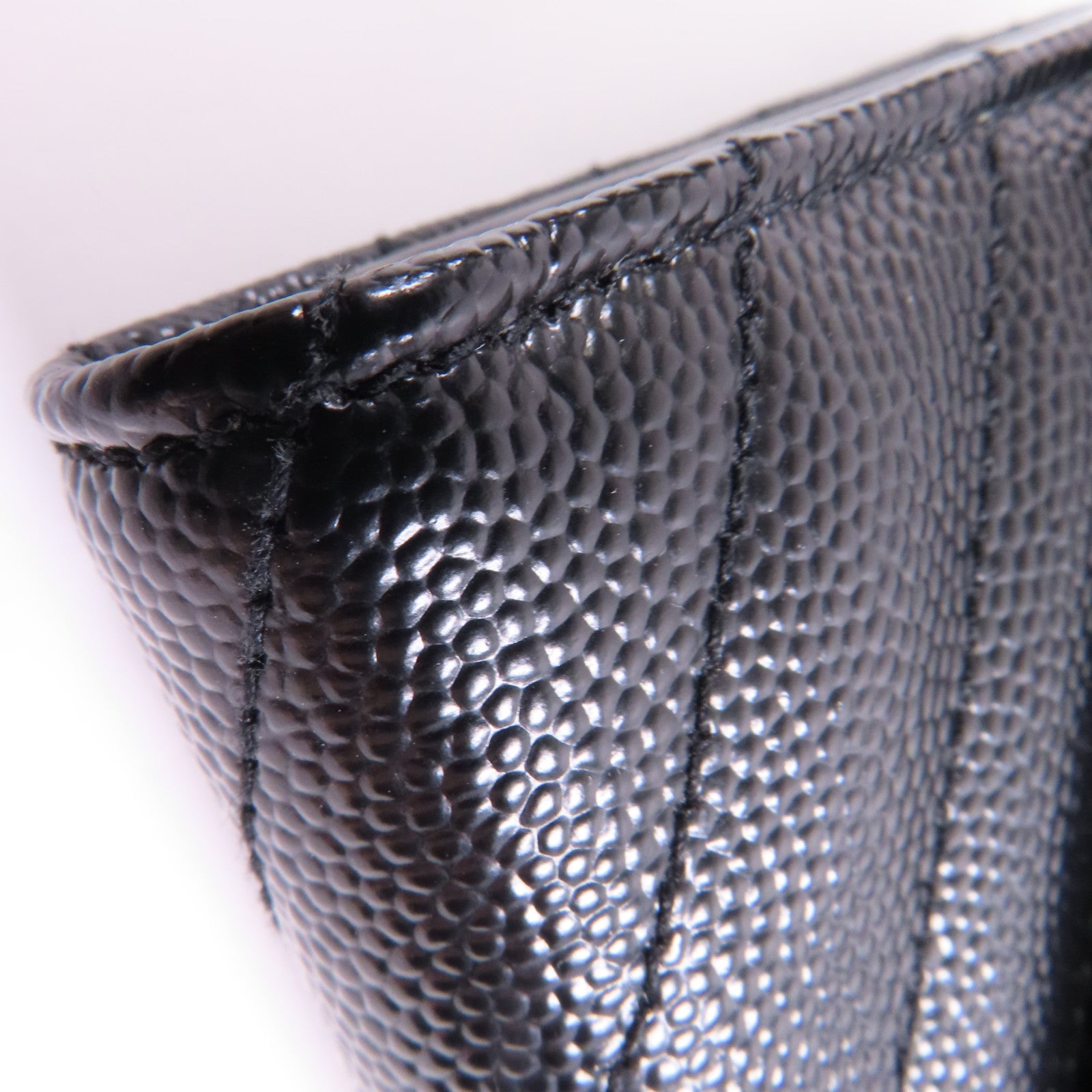 SAINT LAURENT 牛皮皮革Wallet金扣錢包