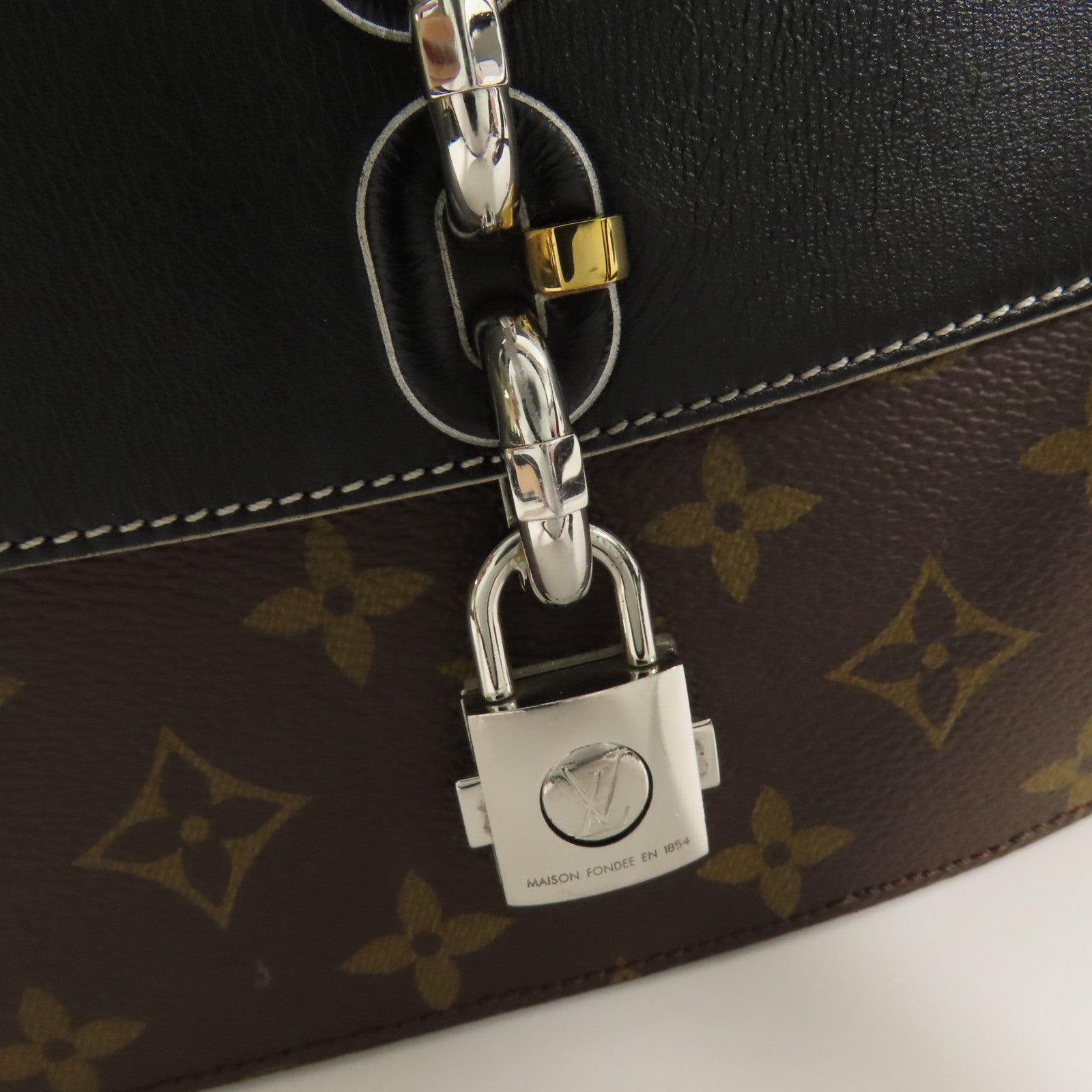 LOUIS VUITTON Monogram Chain It 銀扣手挽肩背兩用袋